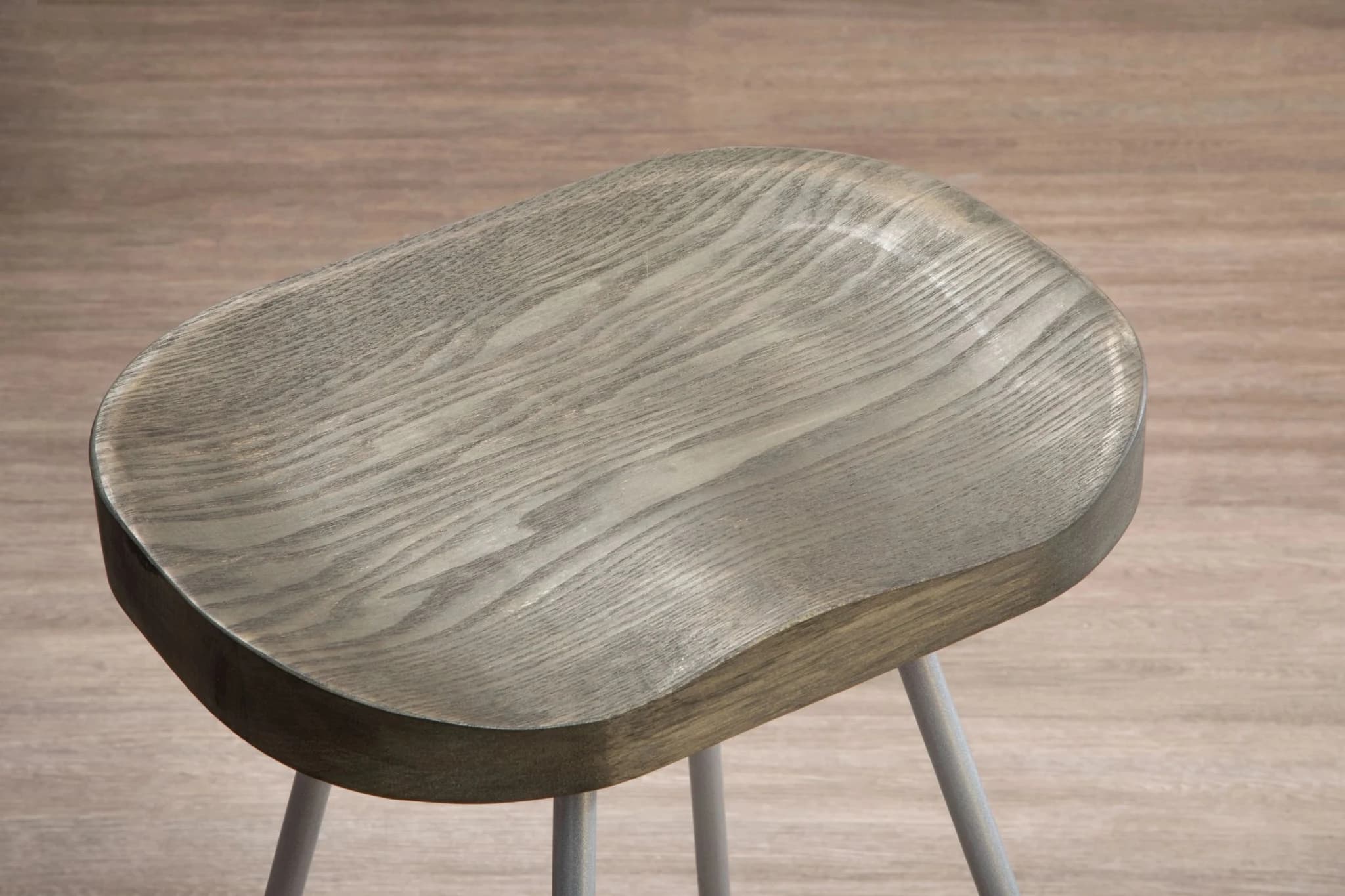 District Silver Metal Frame Bar Stool - Seating, photo 4 of 8