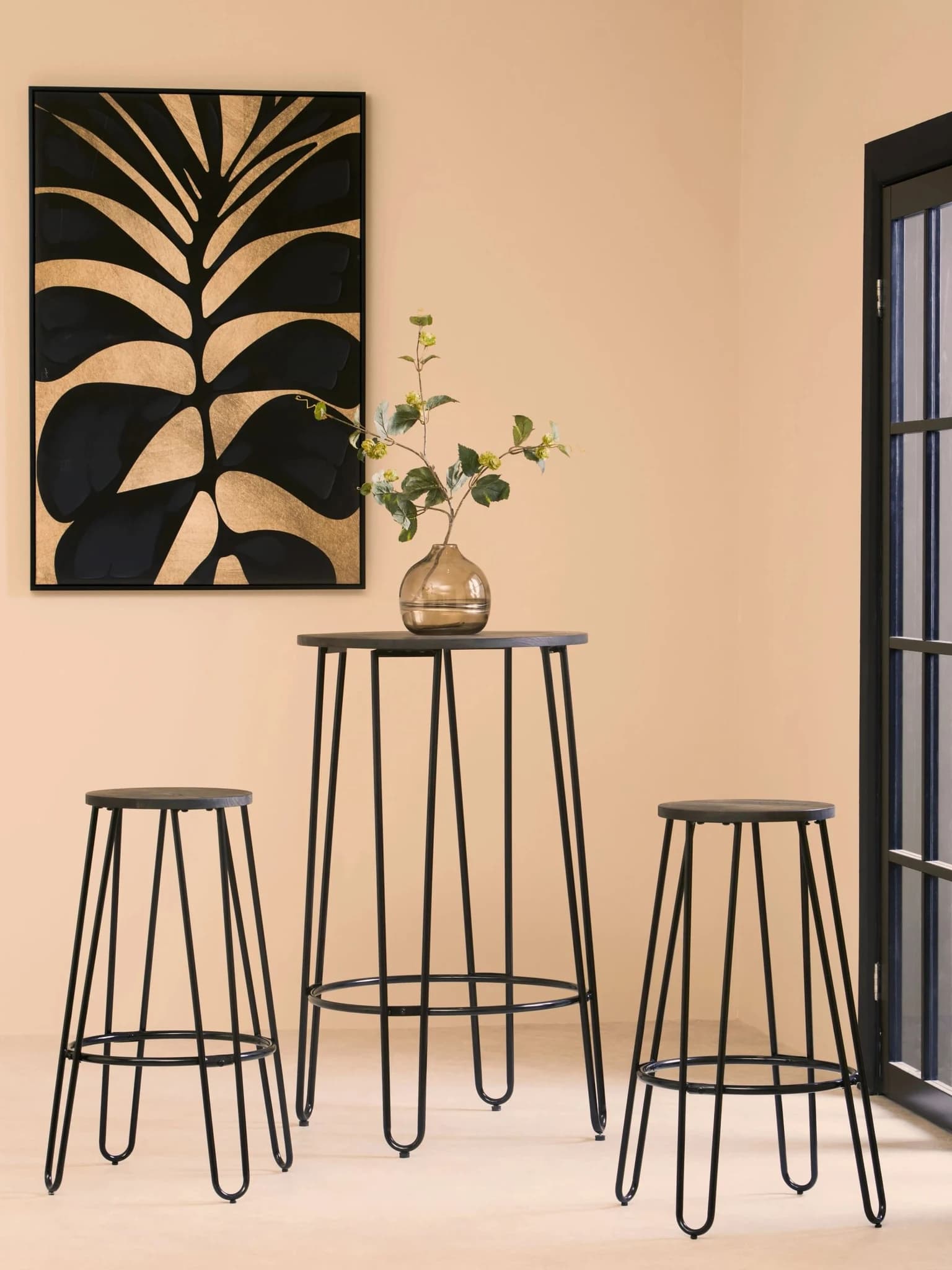 District 3 Piece Bar Table And Stool Set - Seating, photo 4 of 8