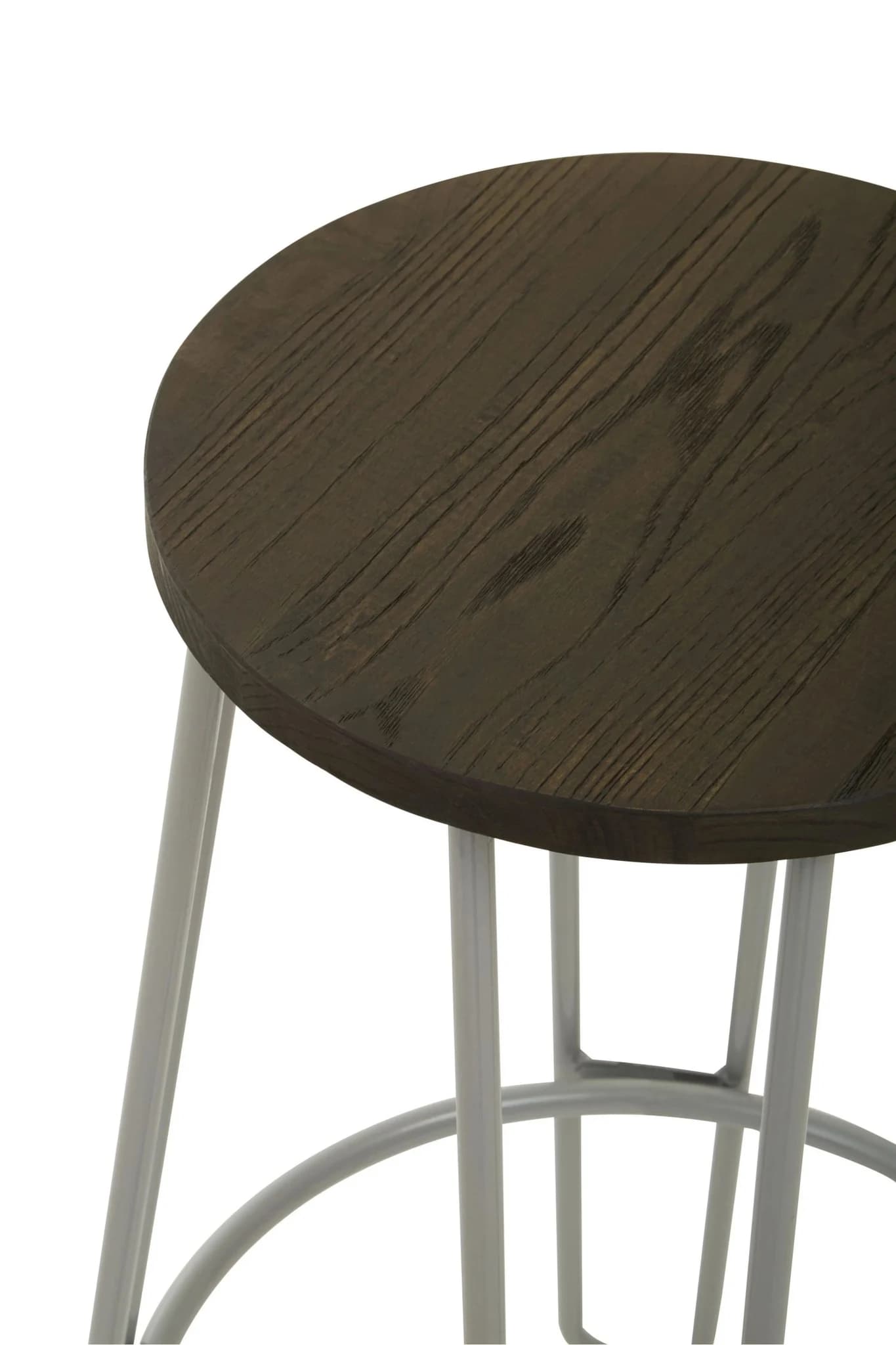 District Grey Finish Metal Frame Bar Stool - Seating, photo 6 of 6