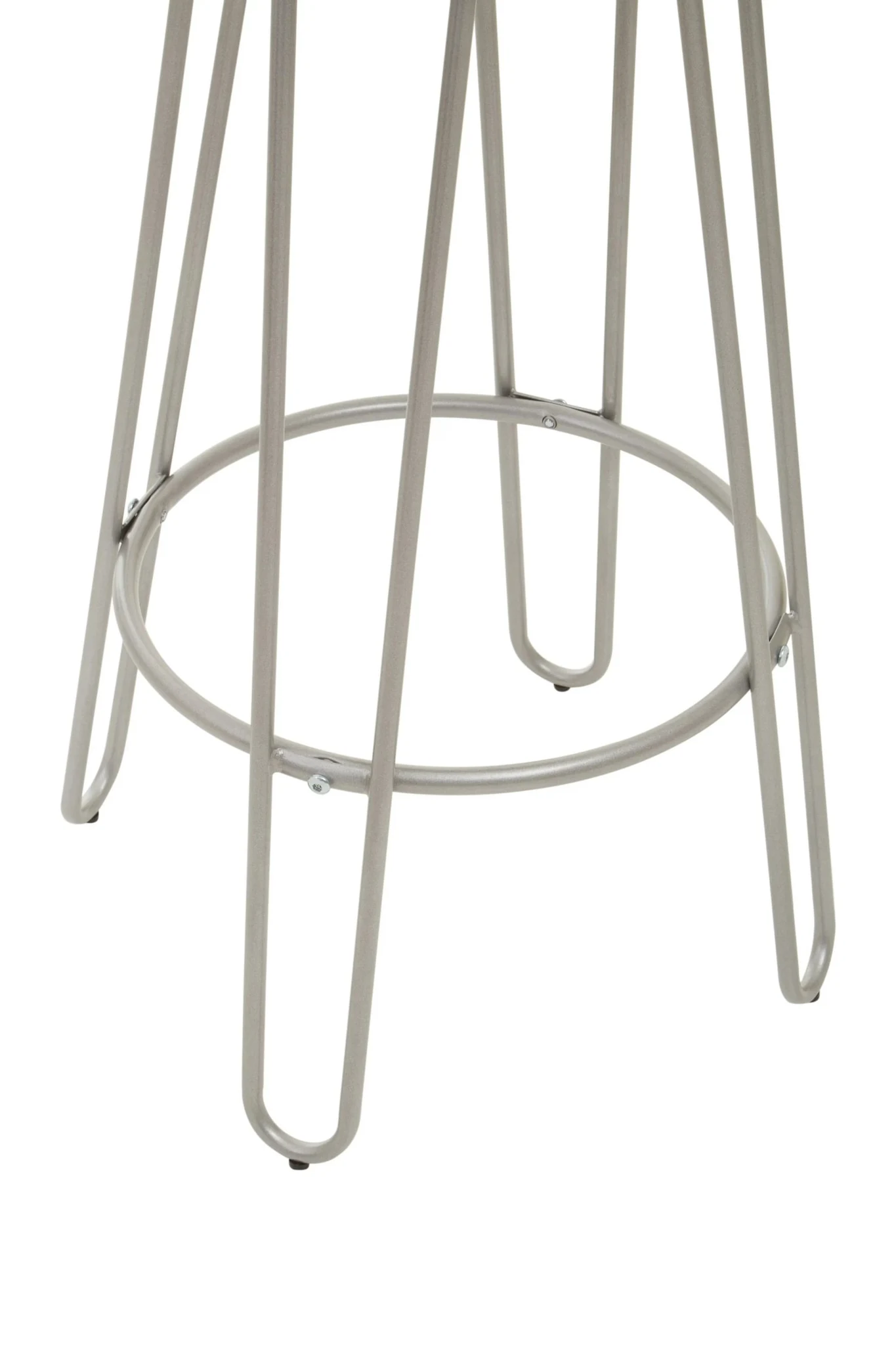 District Barstool with Silver Metal Legs - Seating, photo 5 of 6