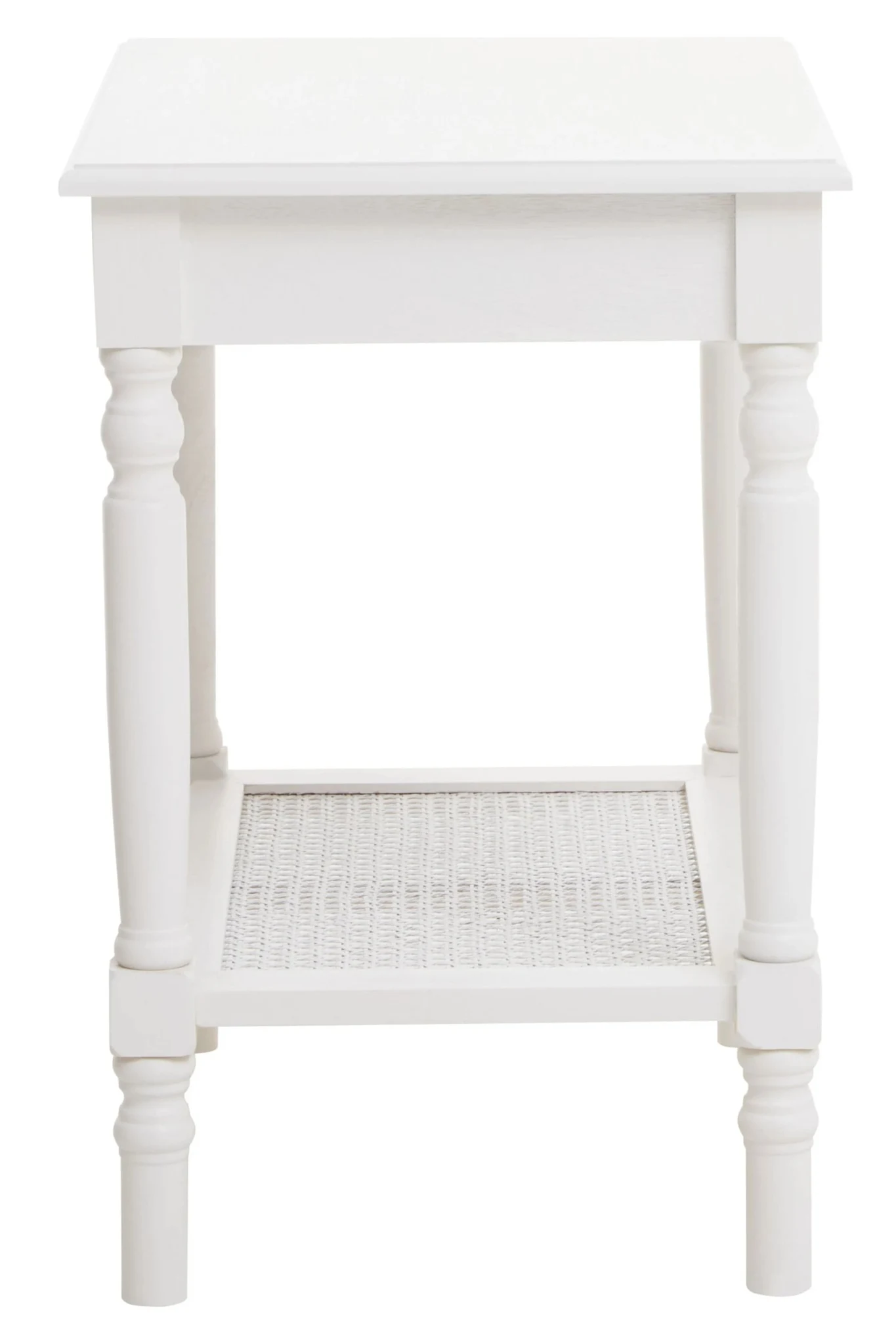 Heritage White Wooden Side Table with Lower Shelf - Bookcases & shelving, photo 6 of 8