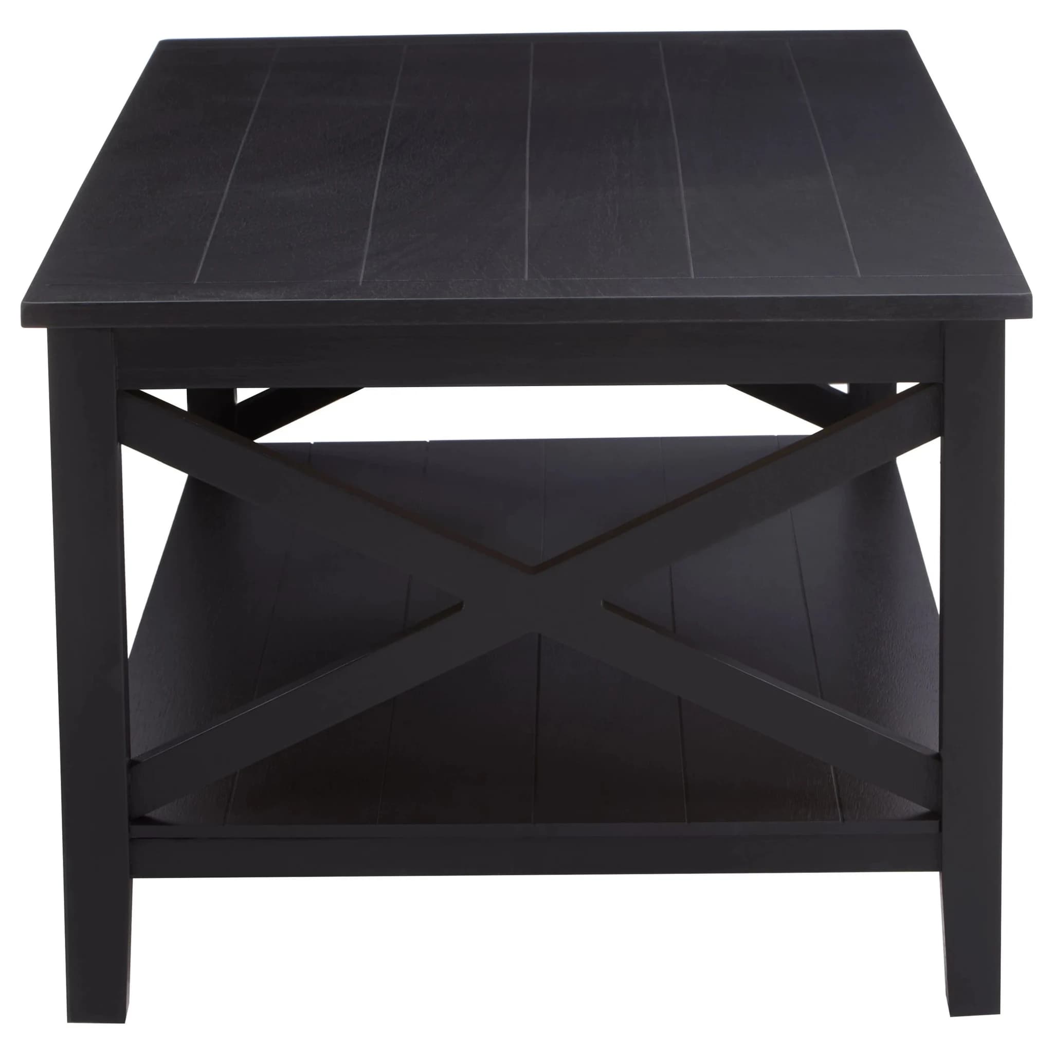 Heritage Black Wooden Coffee Table - Tables, photo 5 of 8