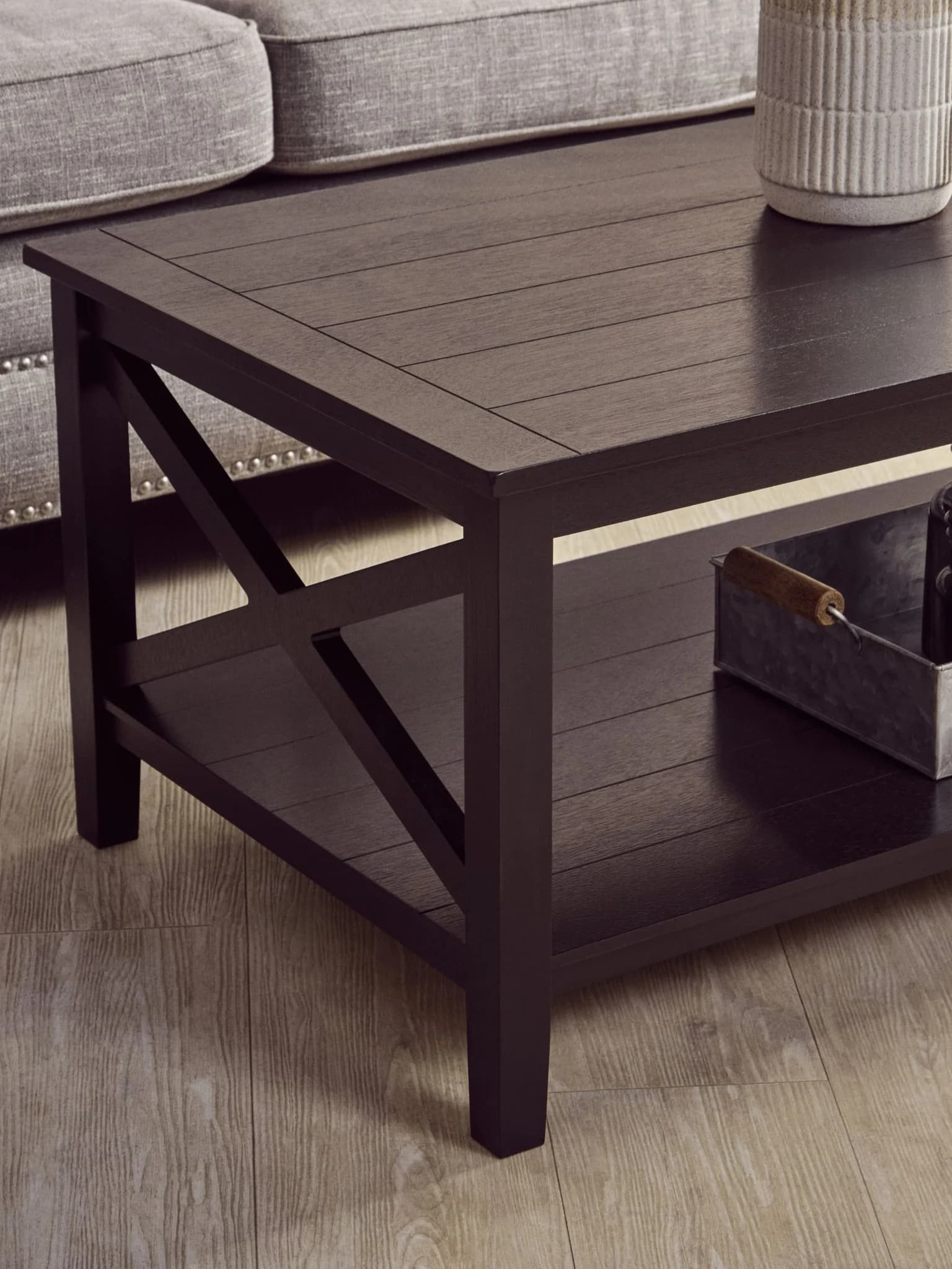 Heritage Black Wooden Coffee Table - Tables, photo 2 of 8