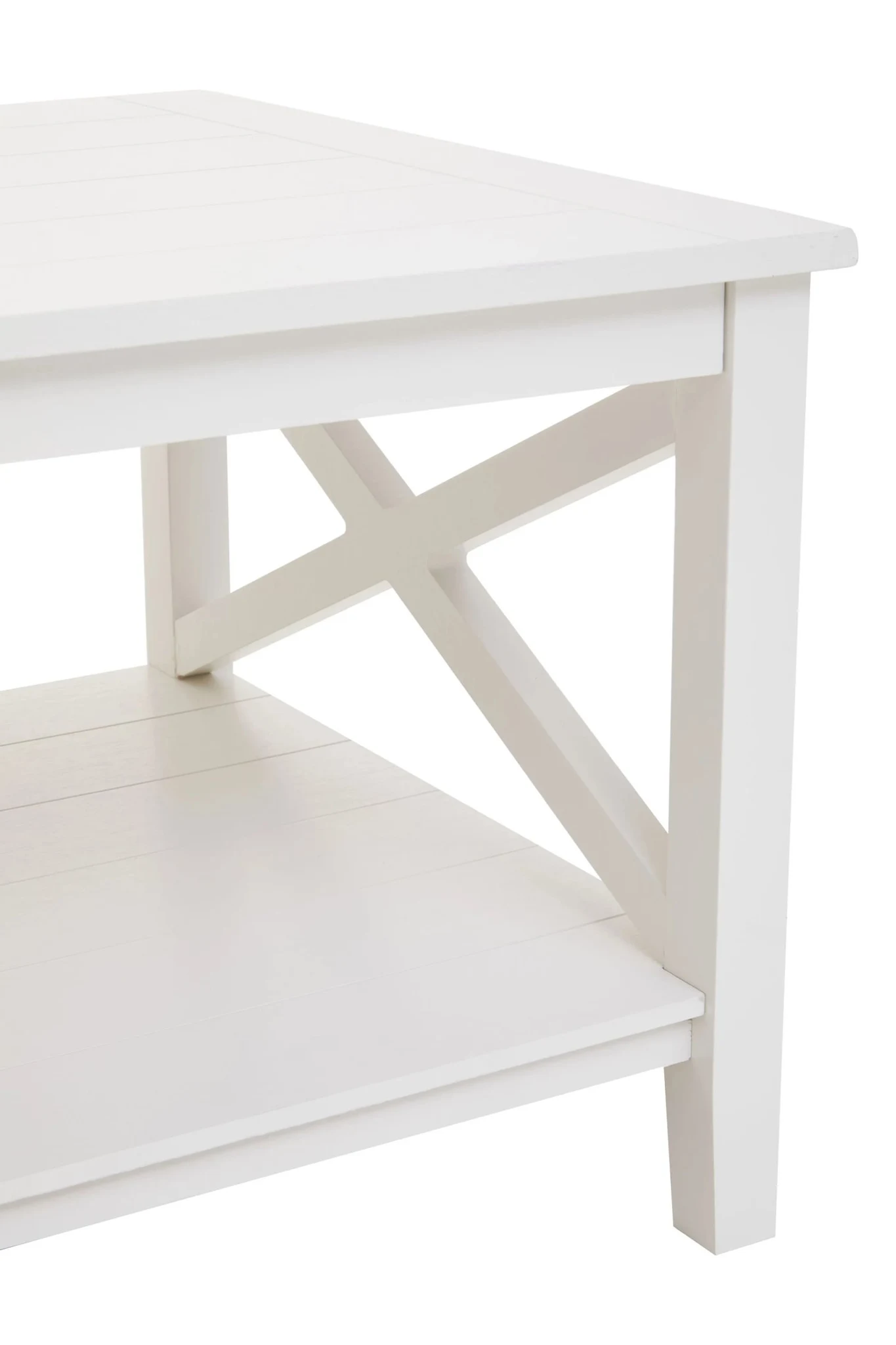 Heritage White Rectangular Wooden Coffee Table - Tables, photo 7 of 8