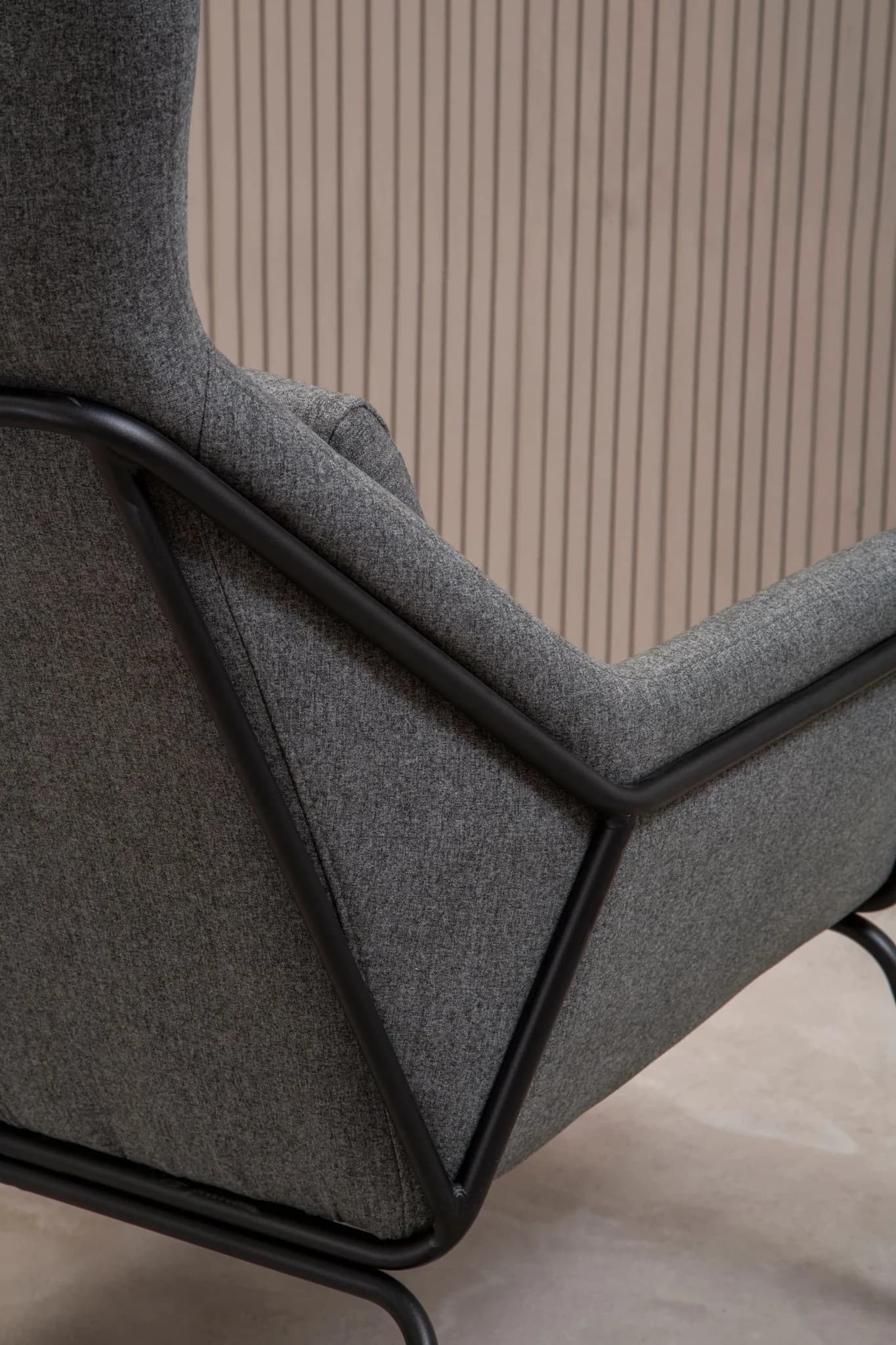 Stockholm Grey Fabric Chair - Seating, photo 3 of 8