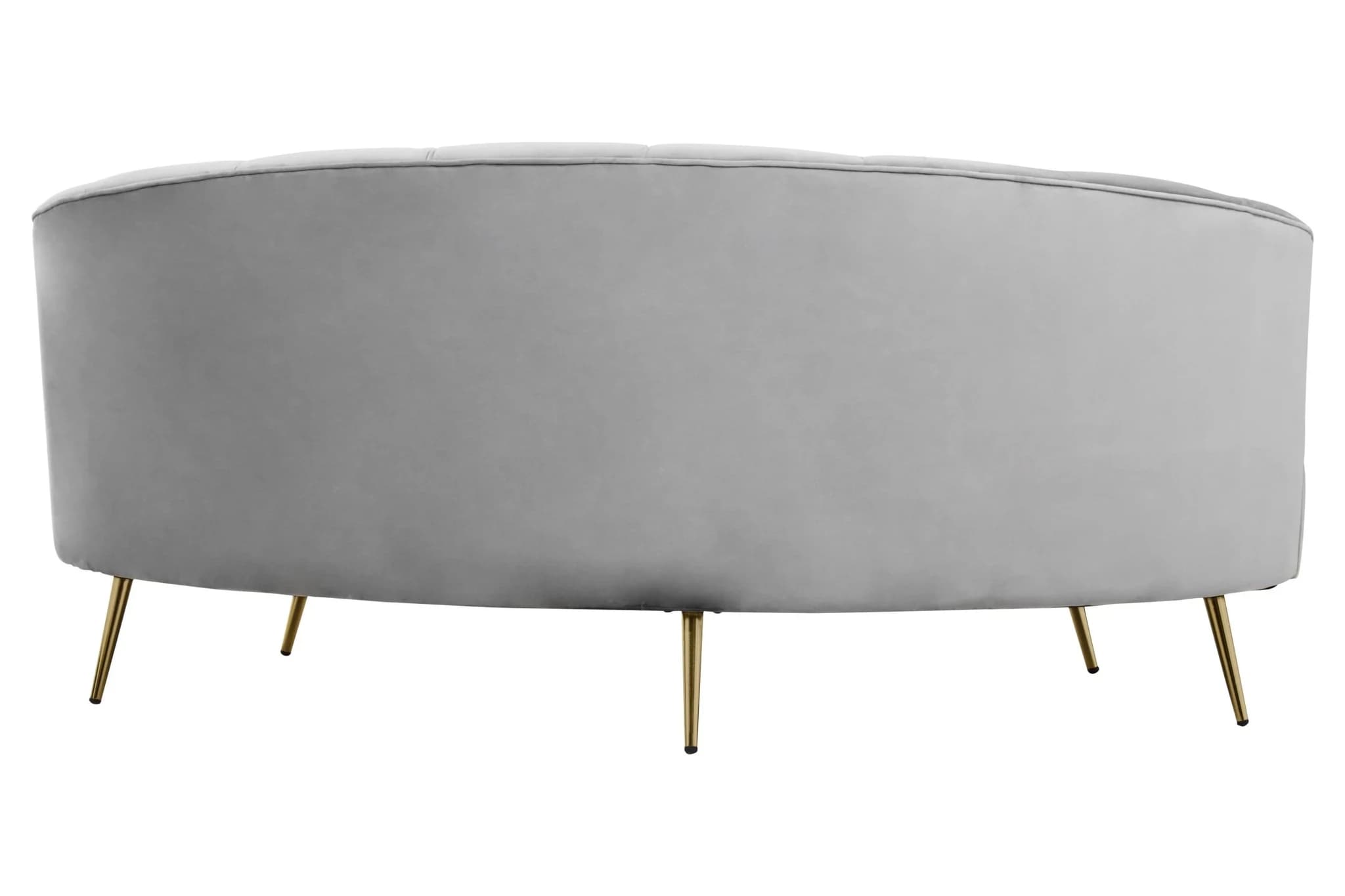 Hasna Three Seat Grey Velvet Sofa - Seating, photo 2 of 7