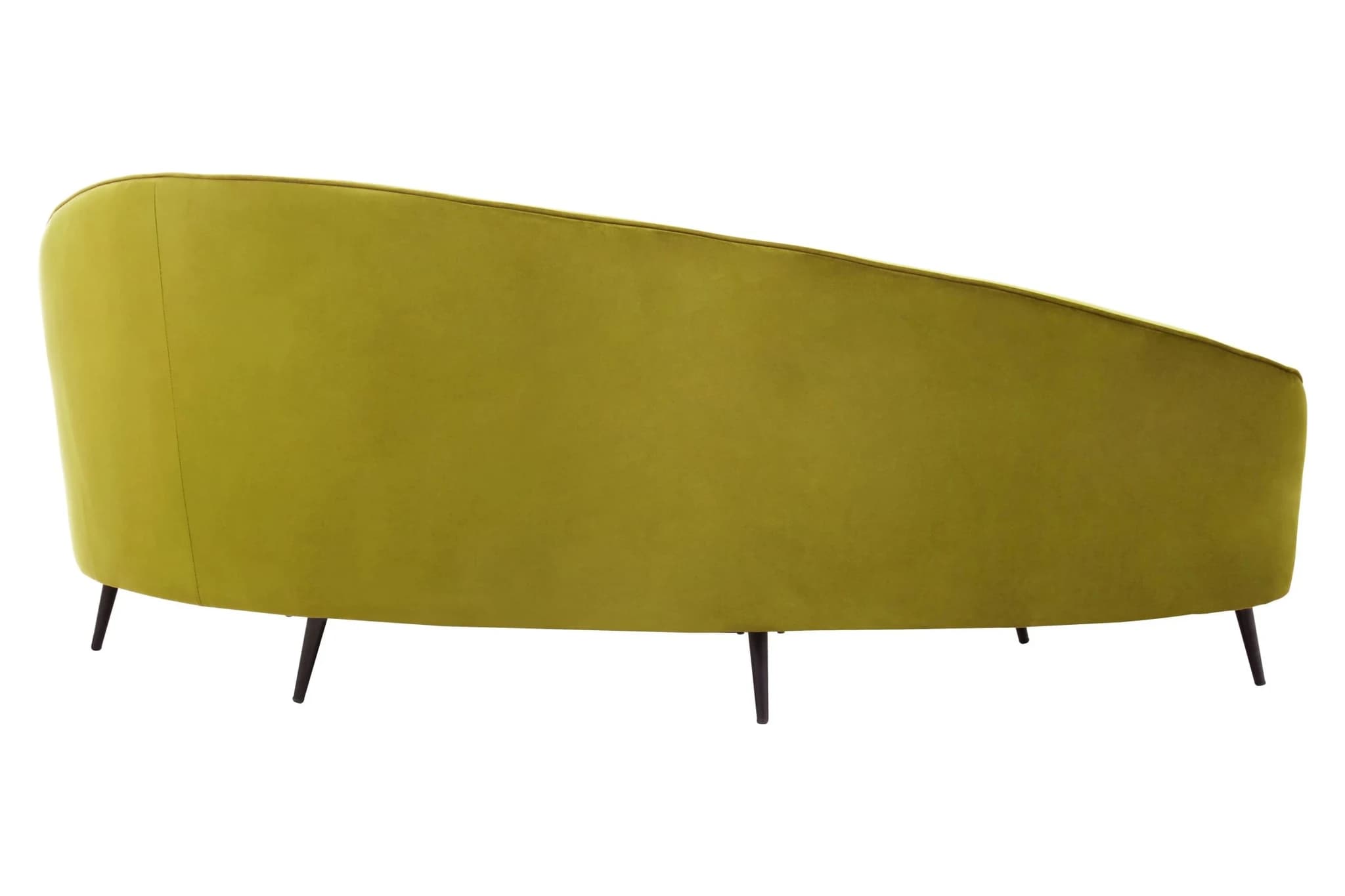 Hasina Three Seat Olive Velvet Sofa - Seating, photo 6 of 8