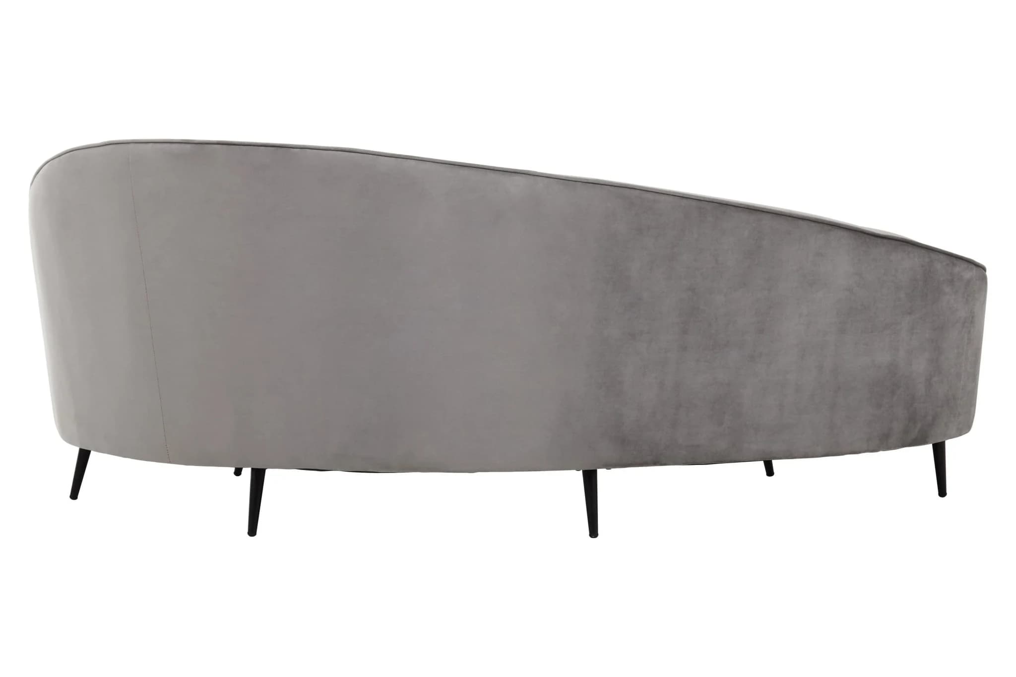 Hasina Three Seat Grey Velvet Sofa - Seating, photo 2 of 7