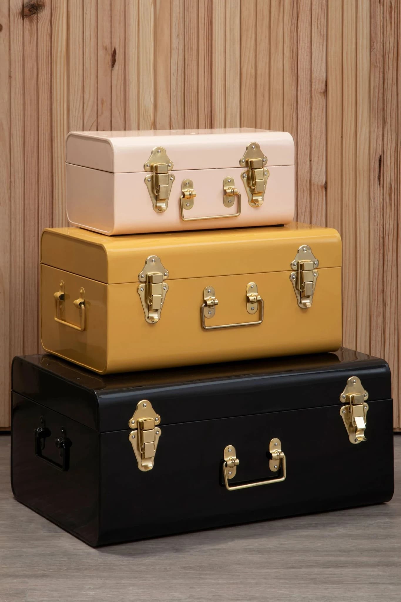 Parley Set of Three Assorted Storage Trunks - Bookcases & shelving, photo 6 of 8