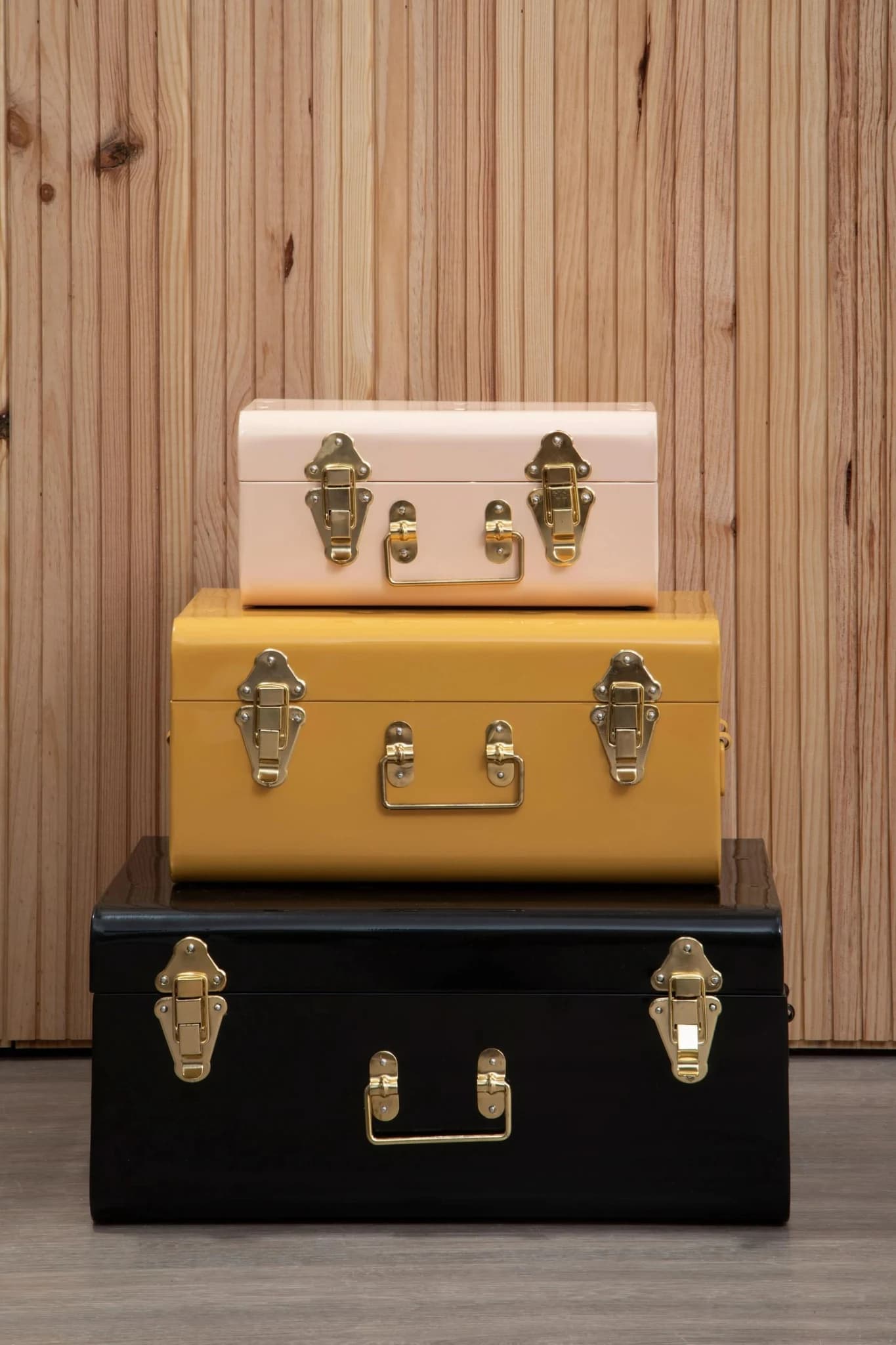 Parley Set of Three Assorted Storage Trunks - Bookcases & shelving, photo 5 of 8
