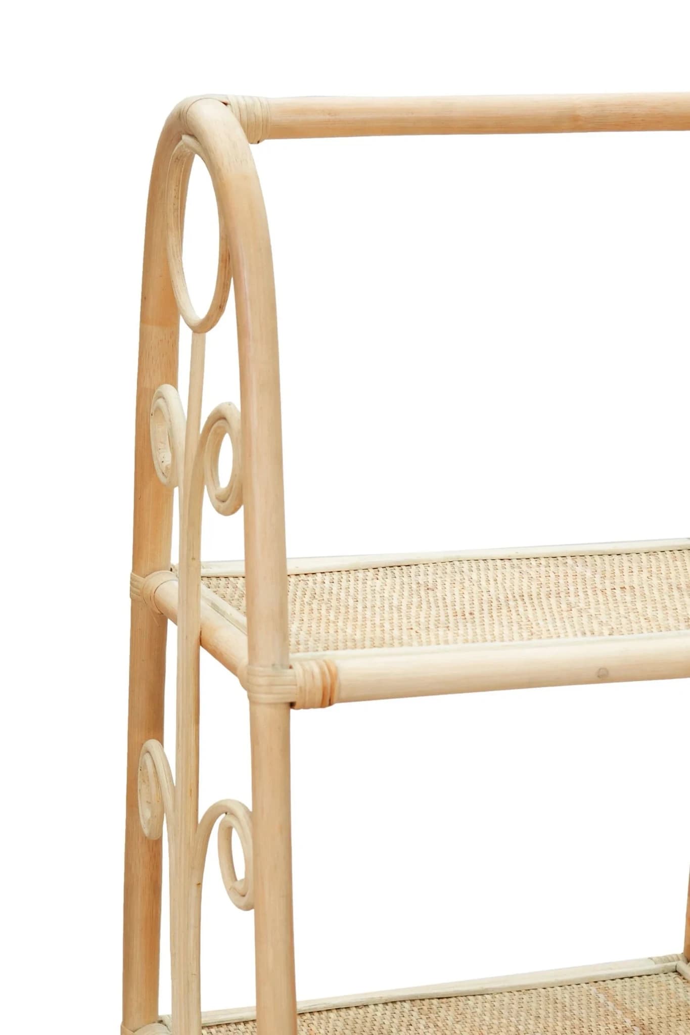 Mataram Three Tier Rattan Square Shelf Unit - Bookcases & shelving, photo 5 of 6