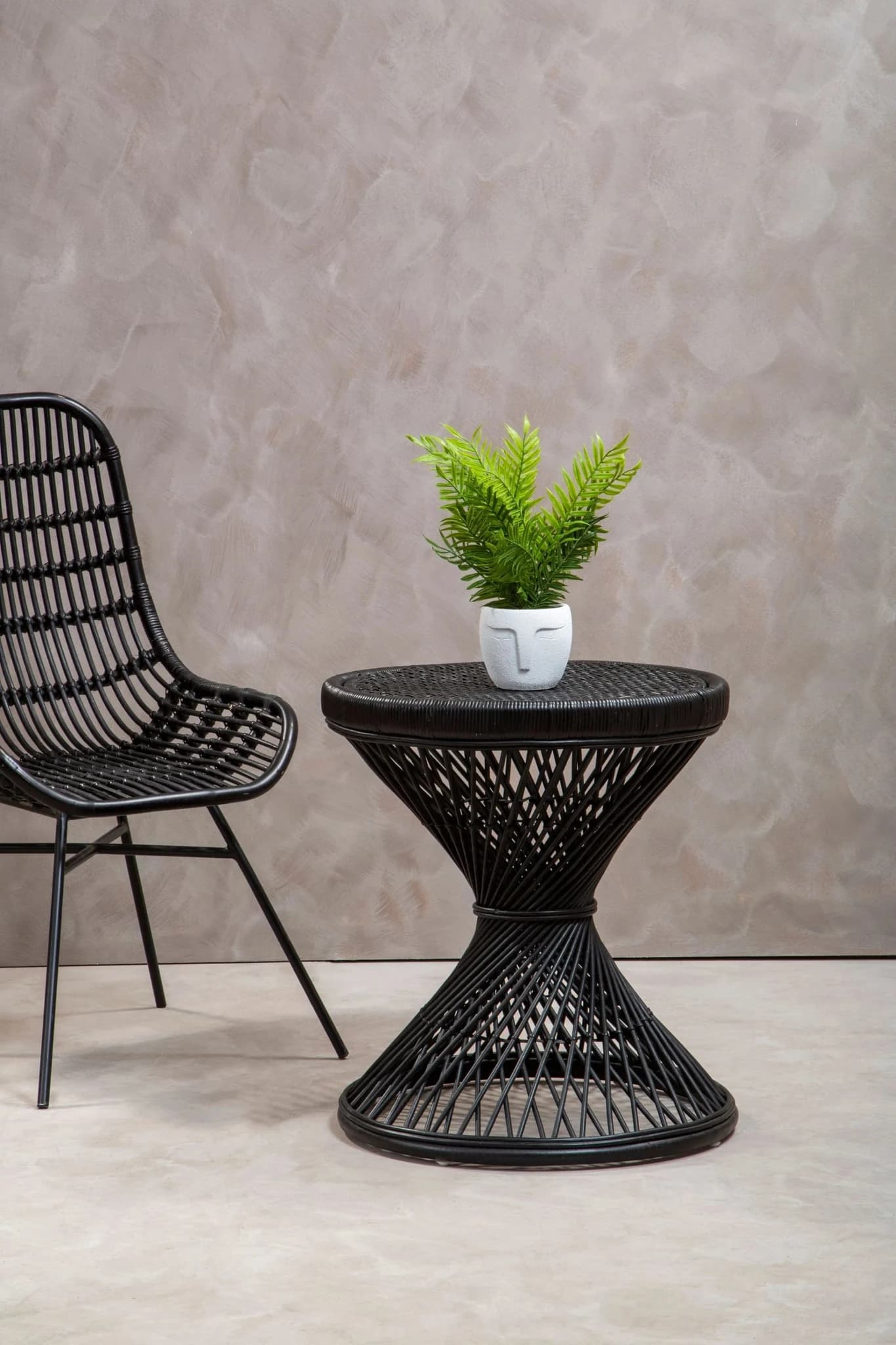 Mataram Black Finish Twisted Table - Tables, photo 8 of 8