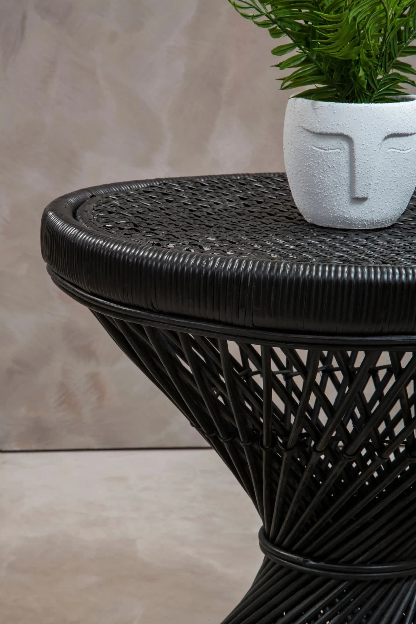 Mataram Black Finish Twisted Table - Tables, photo 6 of 8