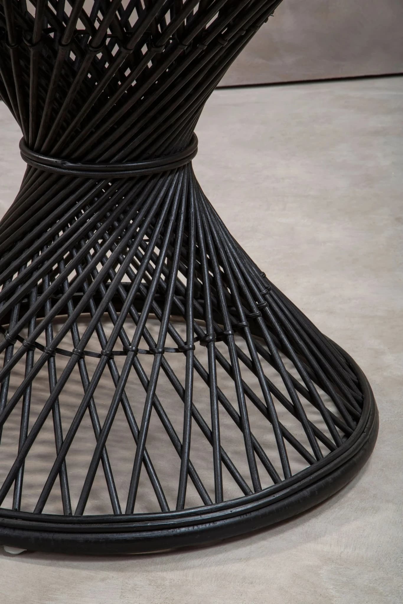 Mataram Black Finish Twisted Table - Tables, photo 5 of 8
