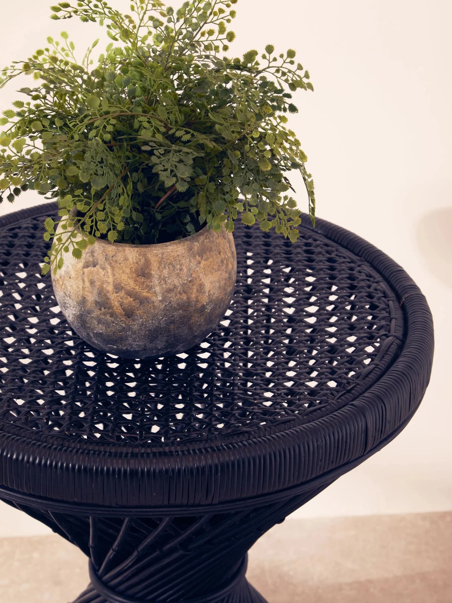 Mataram Black Finish Twisted Table - Tables, photo 2 of 8