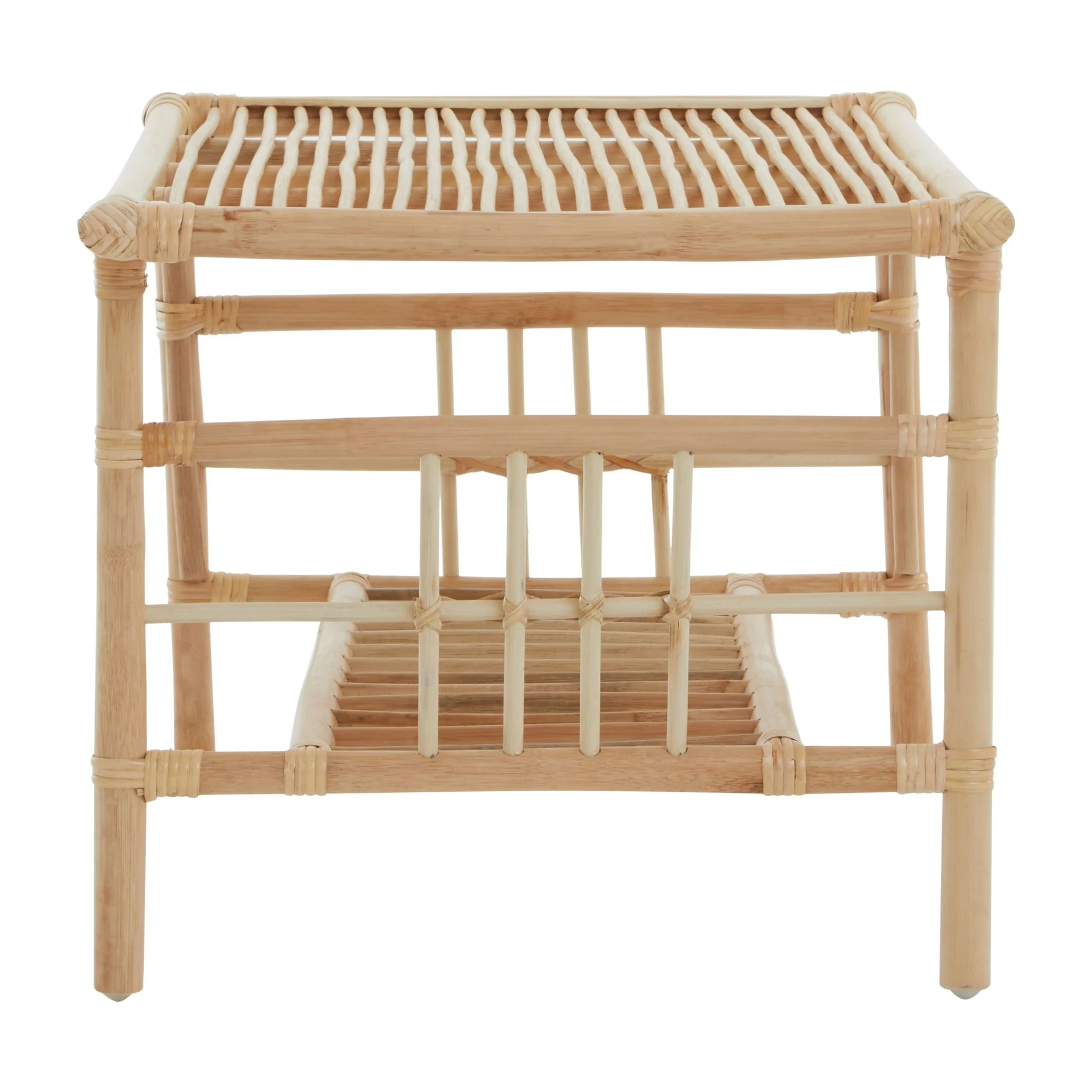 Mataram Natural Rattan Rectangular Coffee Table - Tables, photo 2 of 8
