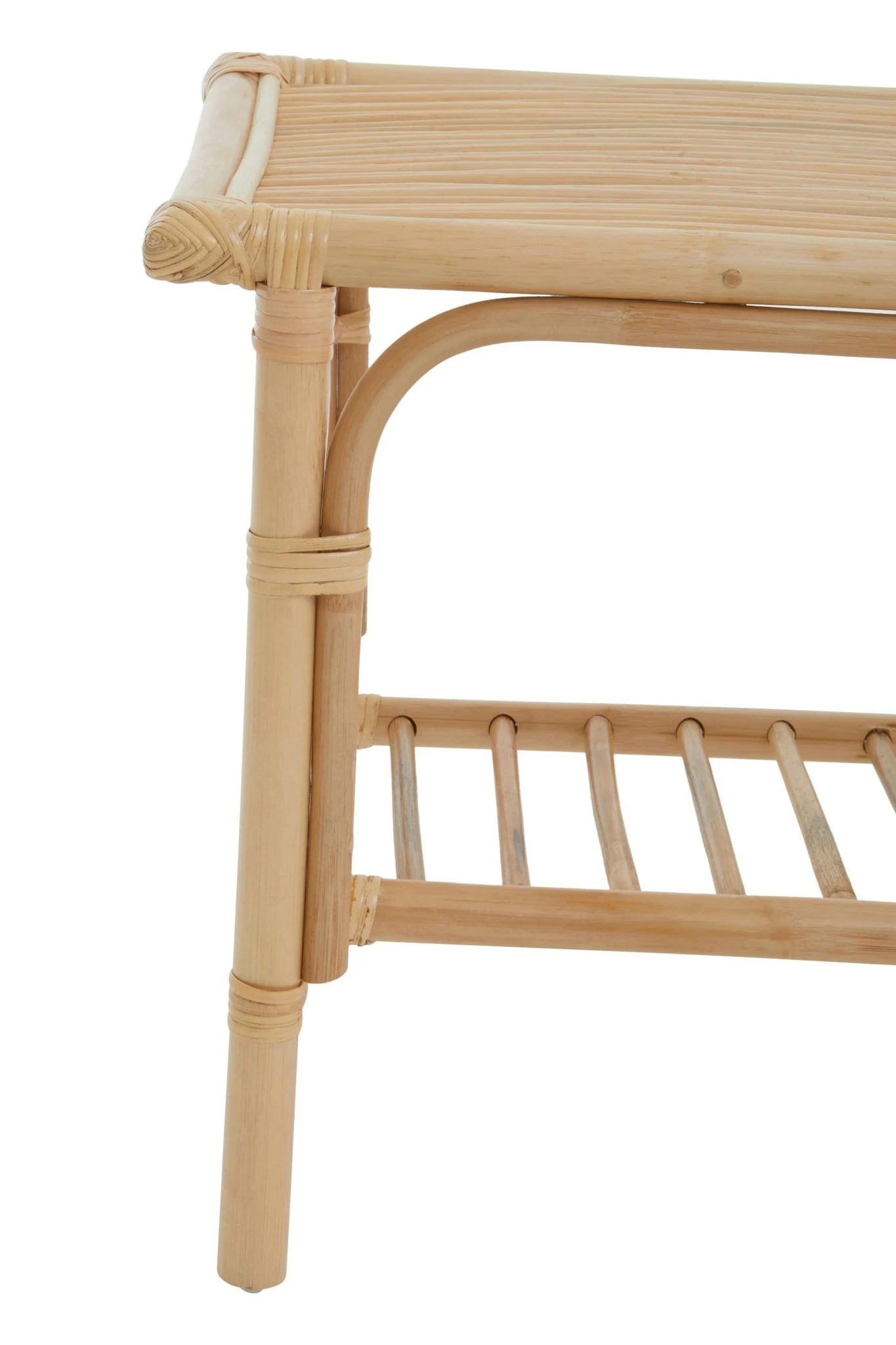 Mataram Natural Rattan Rectangular Coffee Table - Tables, photo 8 of 8