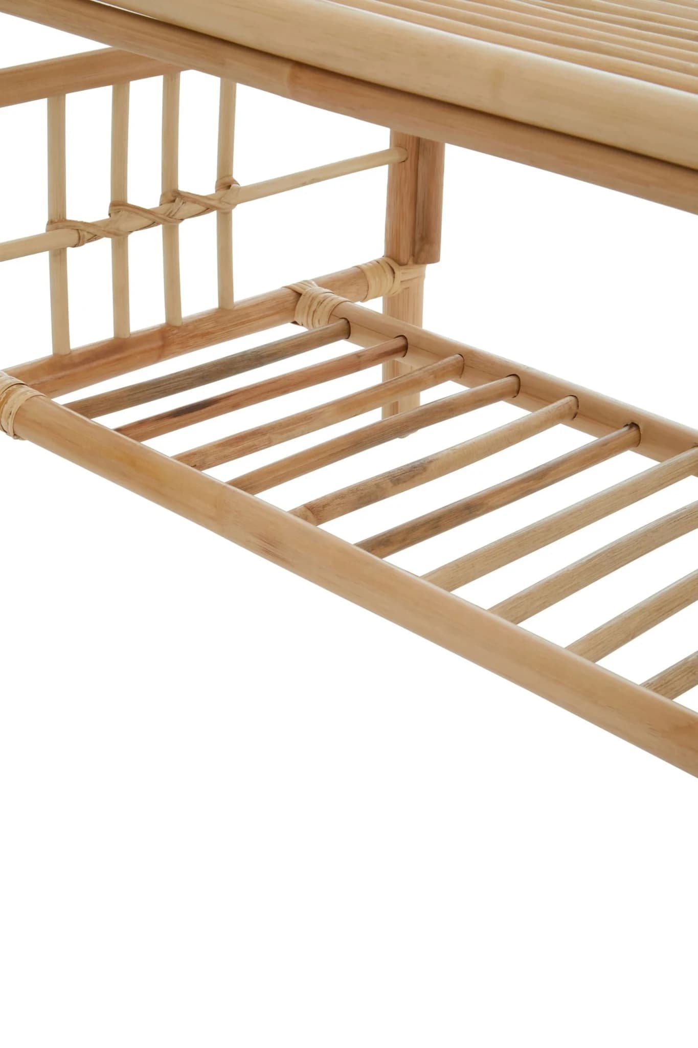 Mataram Natural Rattan Rectangular Coffee Table - Tables, photo 4 of 8