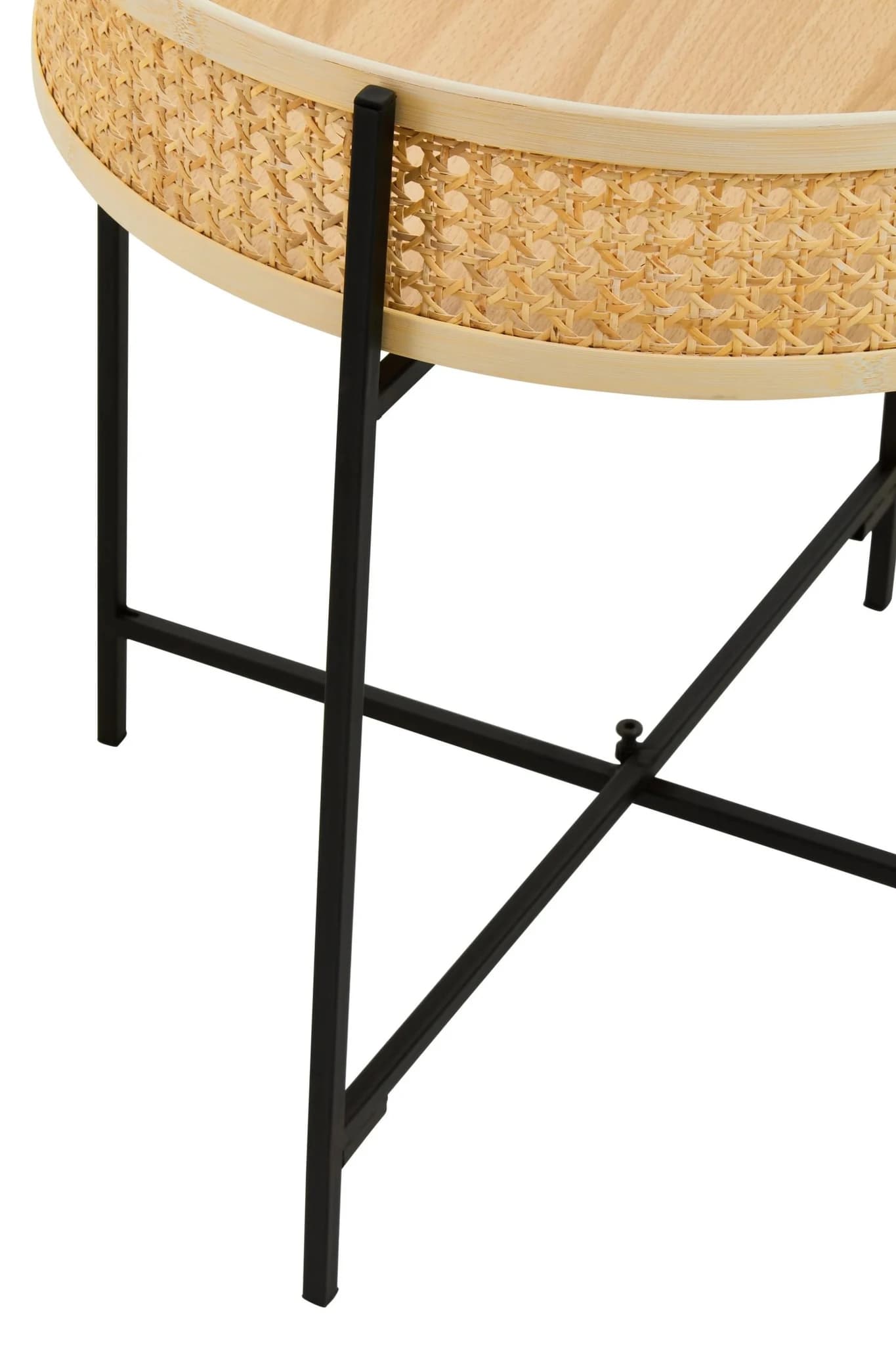 Depok Rattan Side Table With Metal Legs - Tables, photo 8 of 8