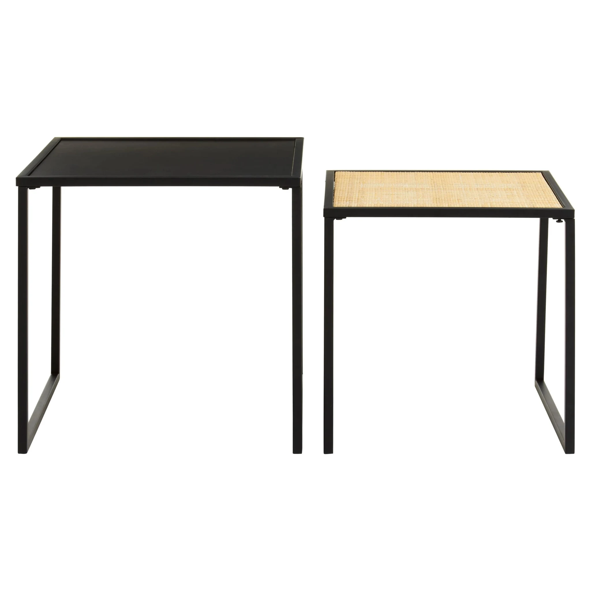 Depok Rattan And Metal Nest Of Two Tables - Tables, photo 5 of 8