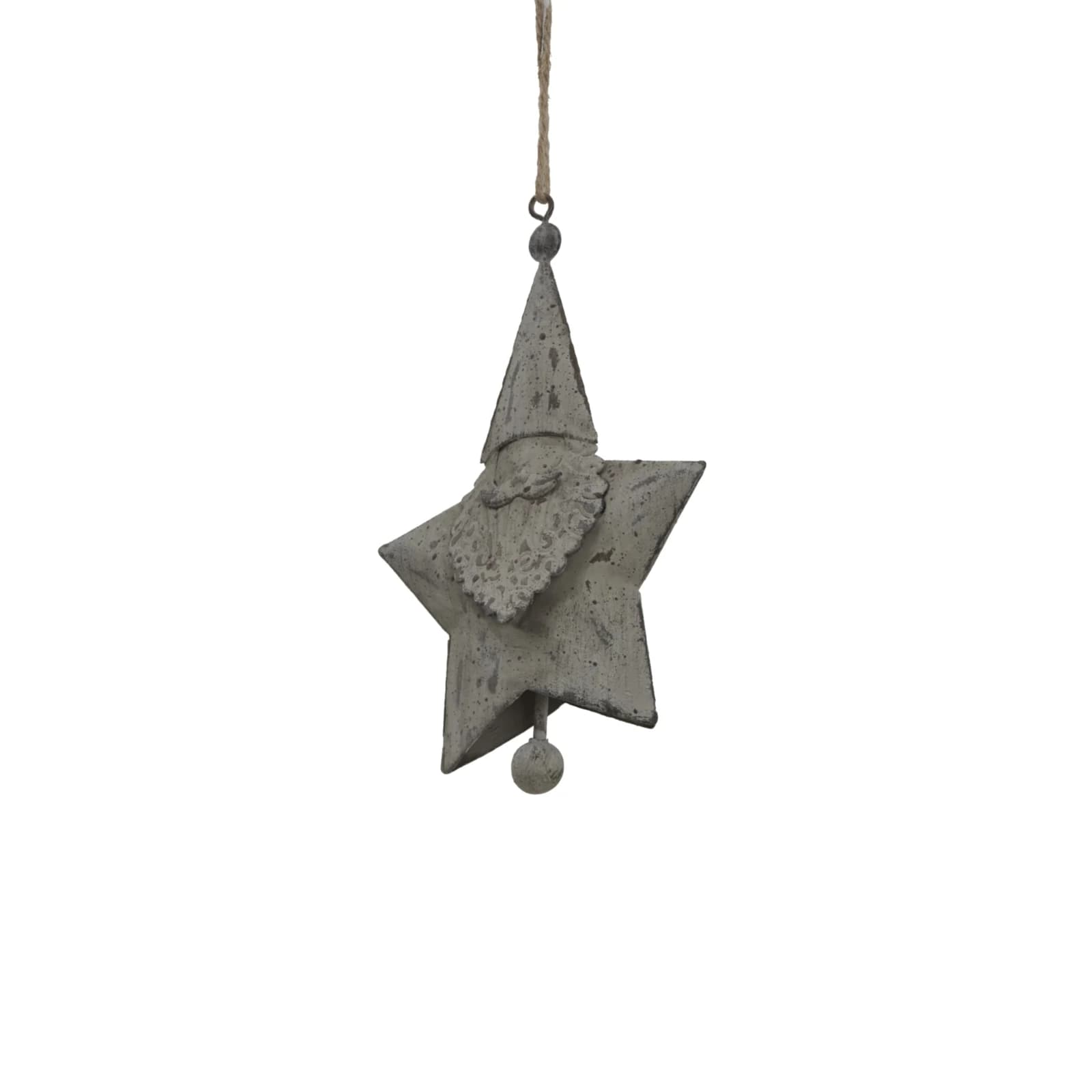 Rustic Hanging Santa Star - Sculptures & ornaments, photo 2 of 2