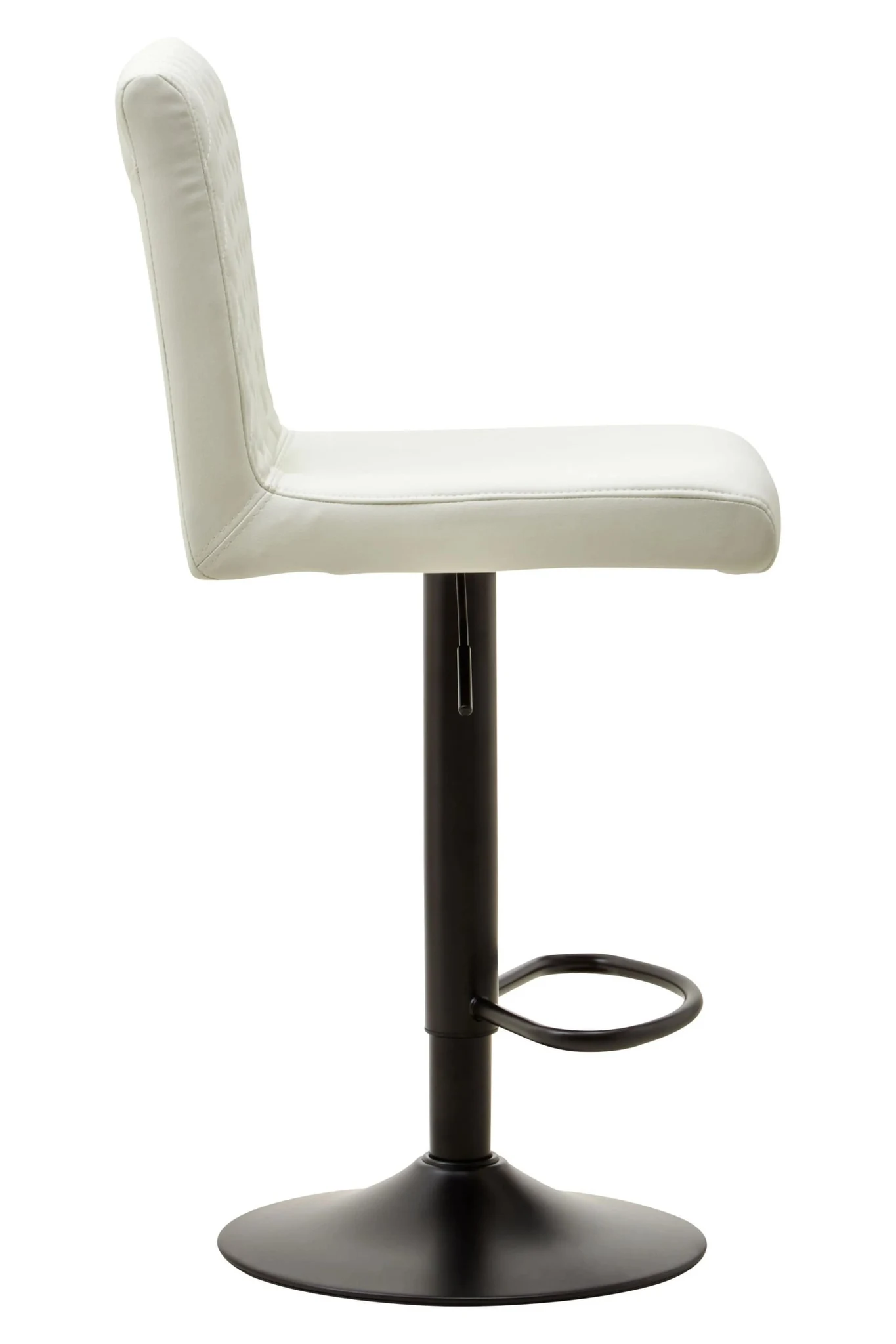 Baina High Back White Leather Effect Bar Chair - Seating, photo 3 of 8