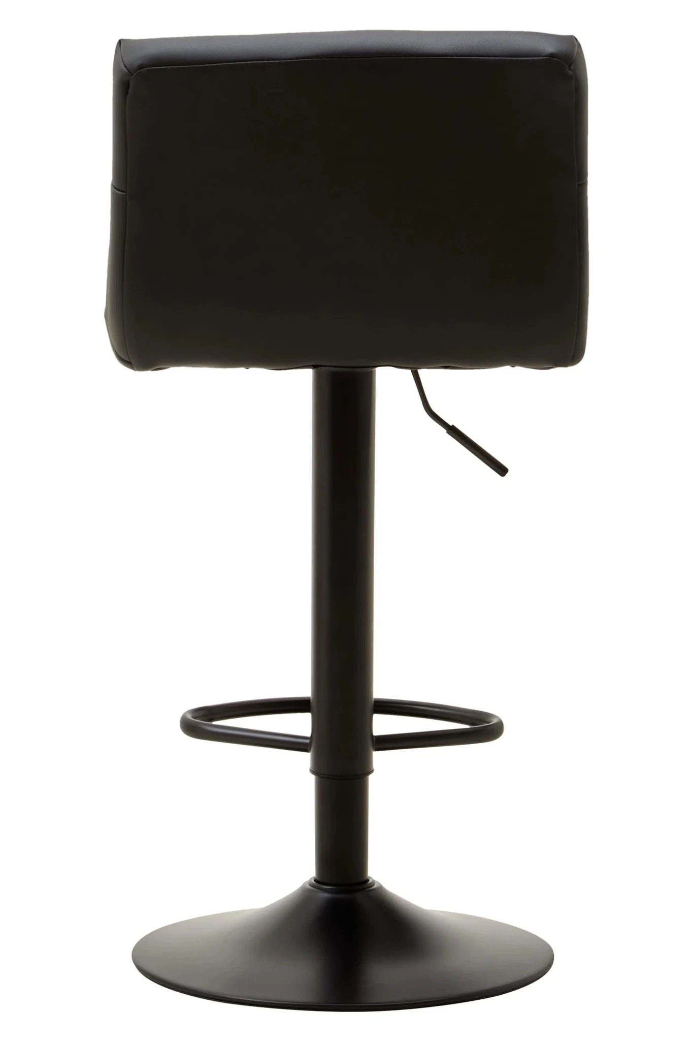 Baina Black Leather Effect Bar Stool - Seating, photo 2 of 8