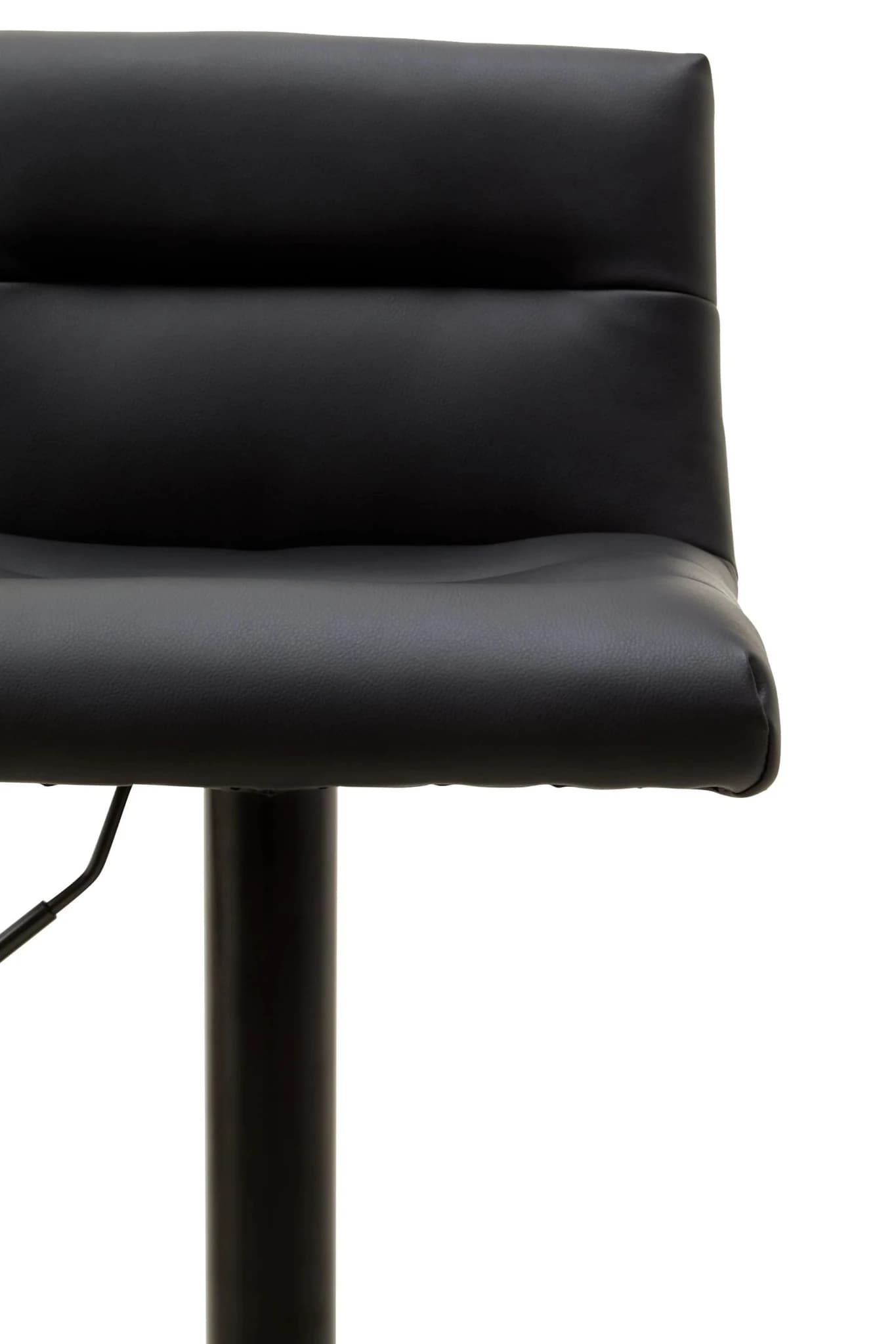 Baina Black Leather Effect Bar Stool - Seating, photo 8 of 8