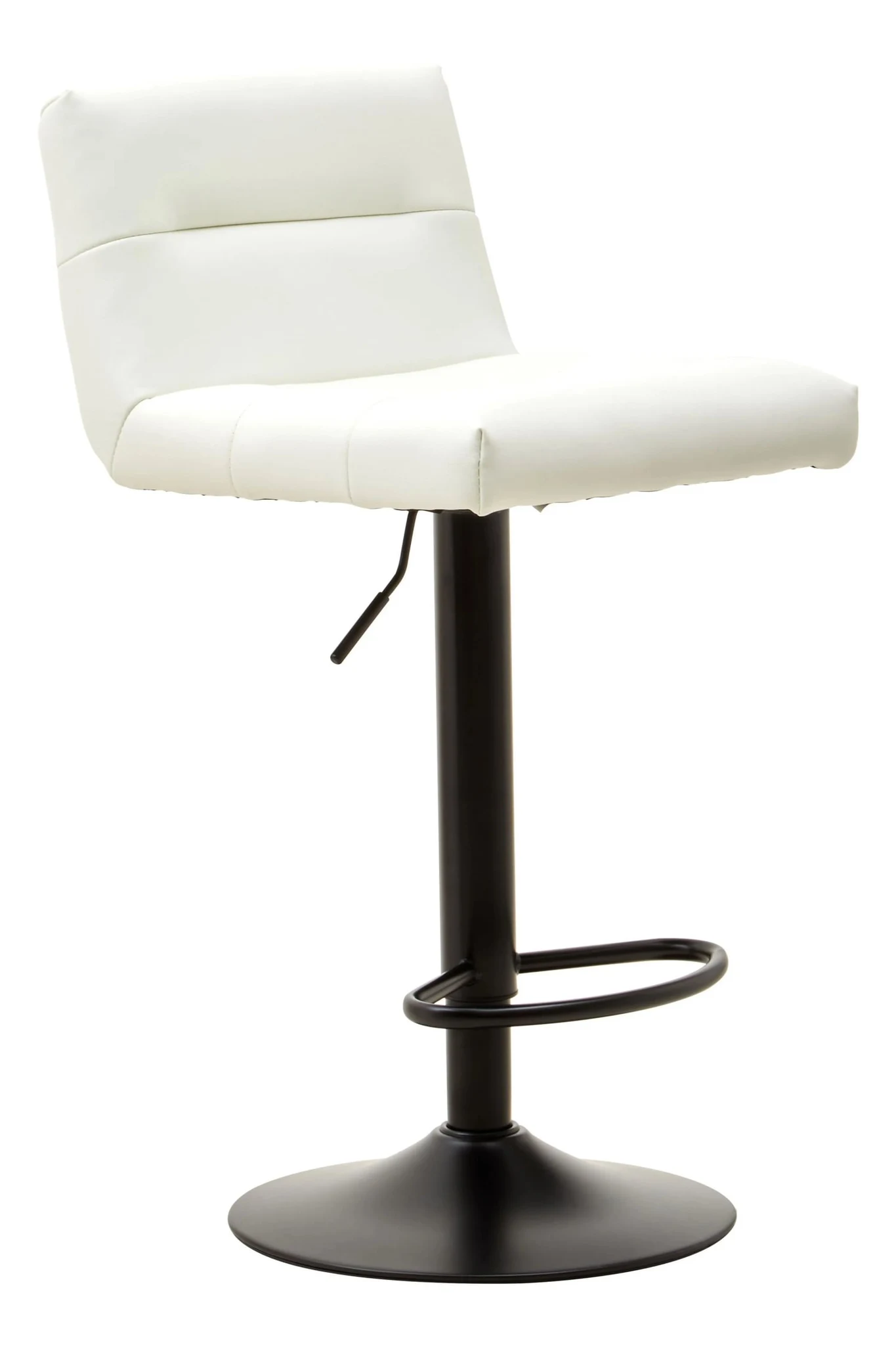 Baina White Leather Effect Bar Stool - Seating, photo 4 of 8