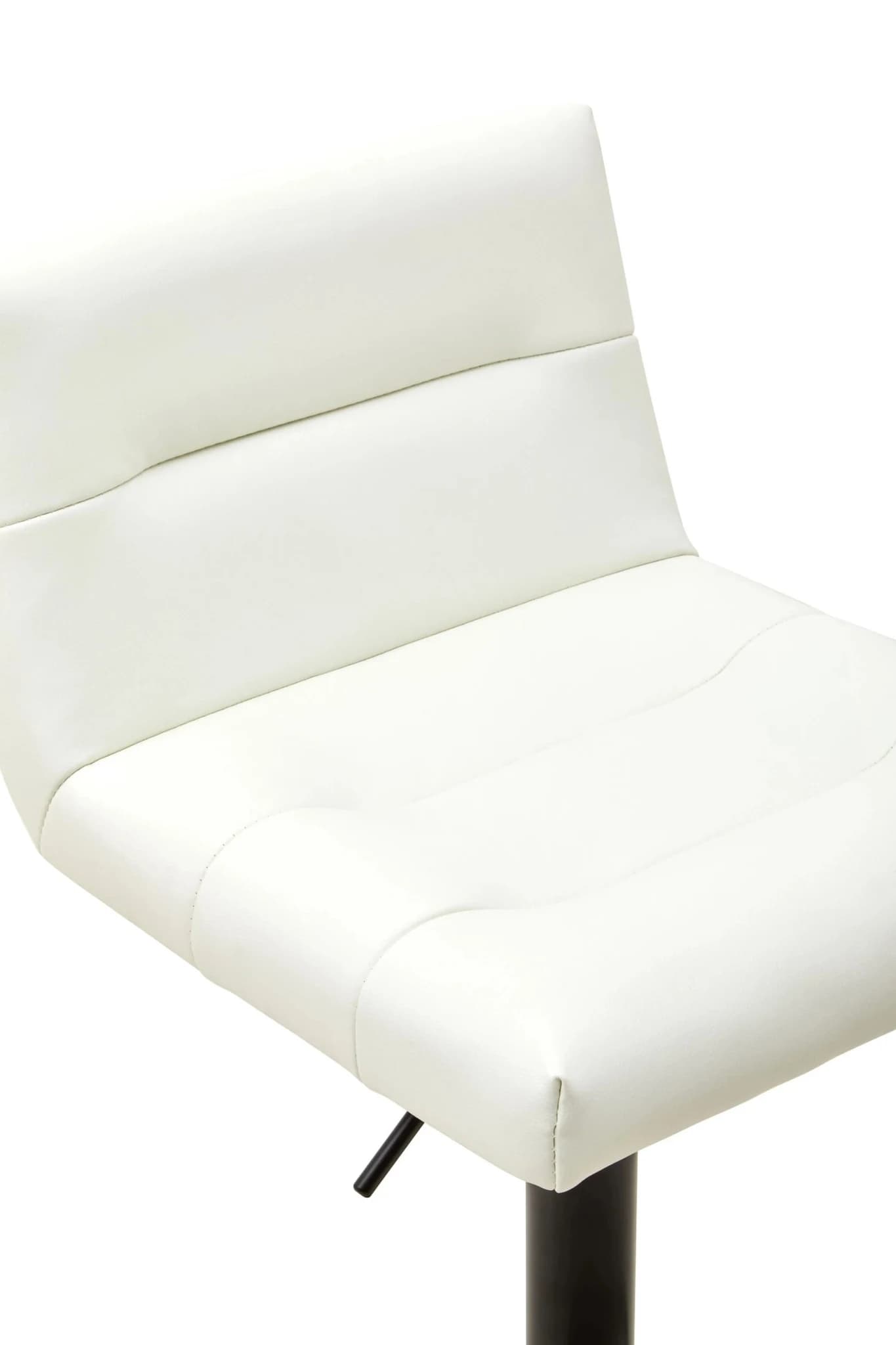 Baina White Leather Effect Bar Stool - Seating, photo 7 of 8