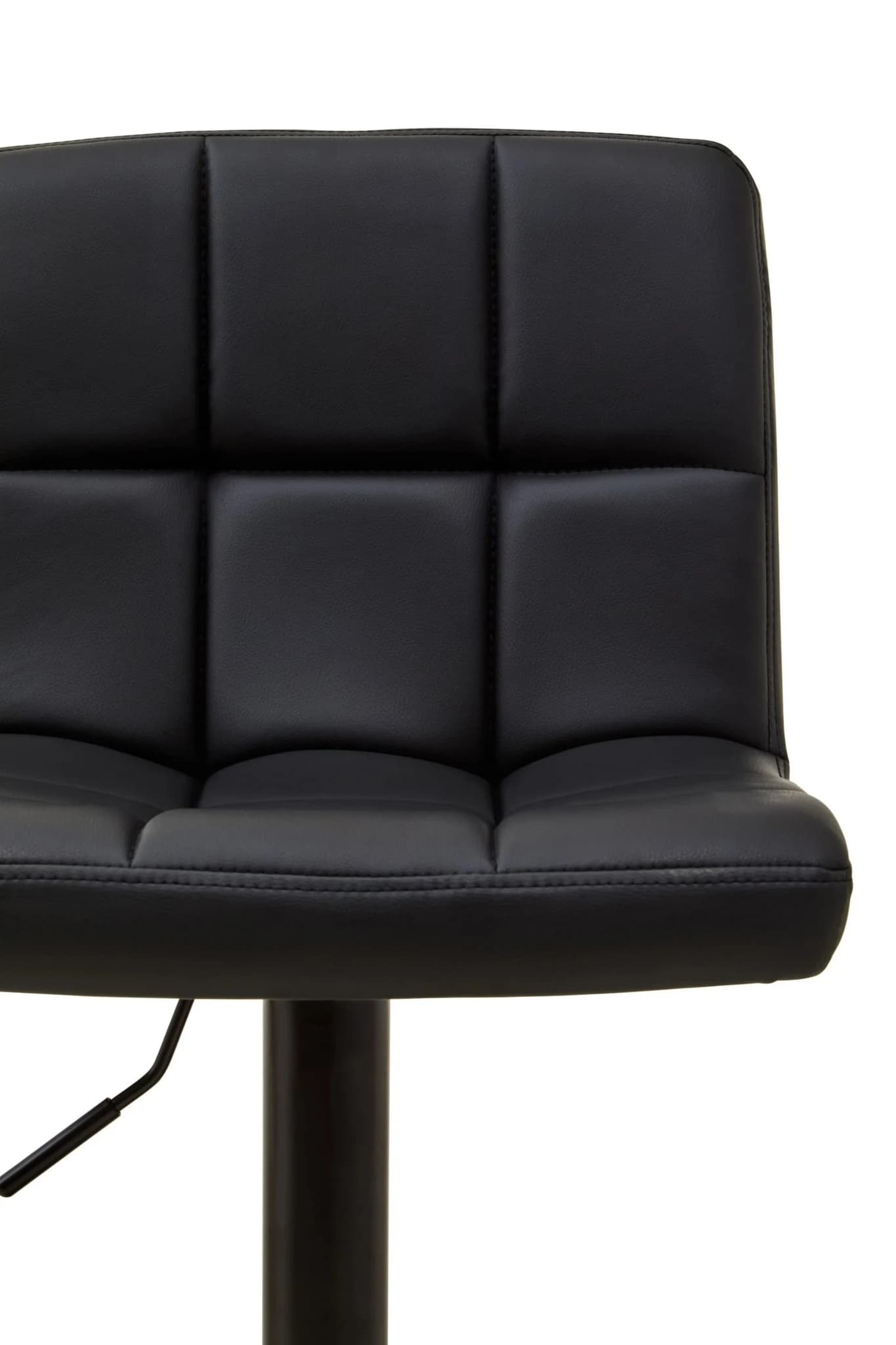 Baina Black Faux Leather Bar Chair - Seating, photo 8 of 8
