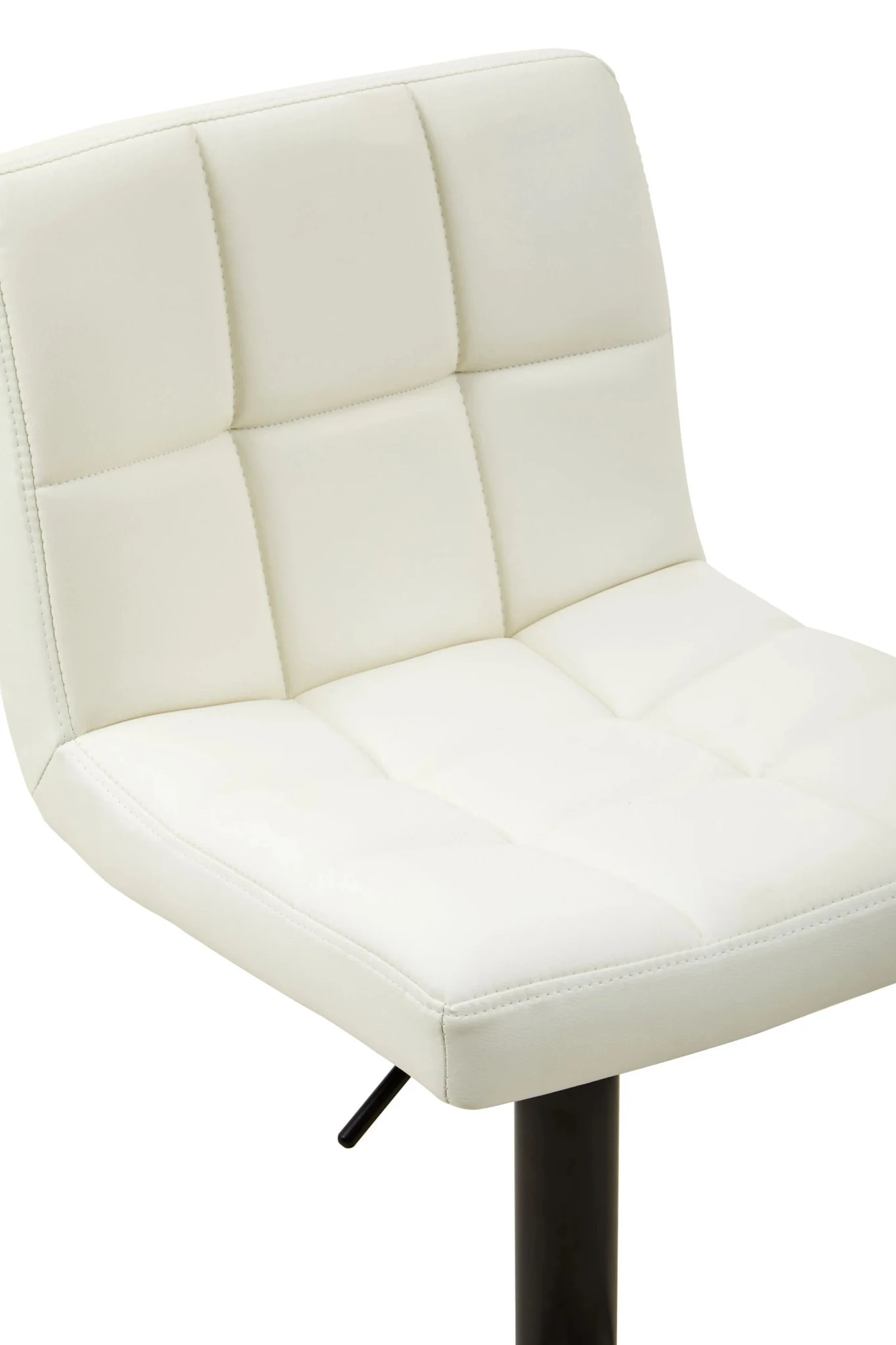 Baina White Faux Leather Bar Chair - Seating, photo 7 of 8