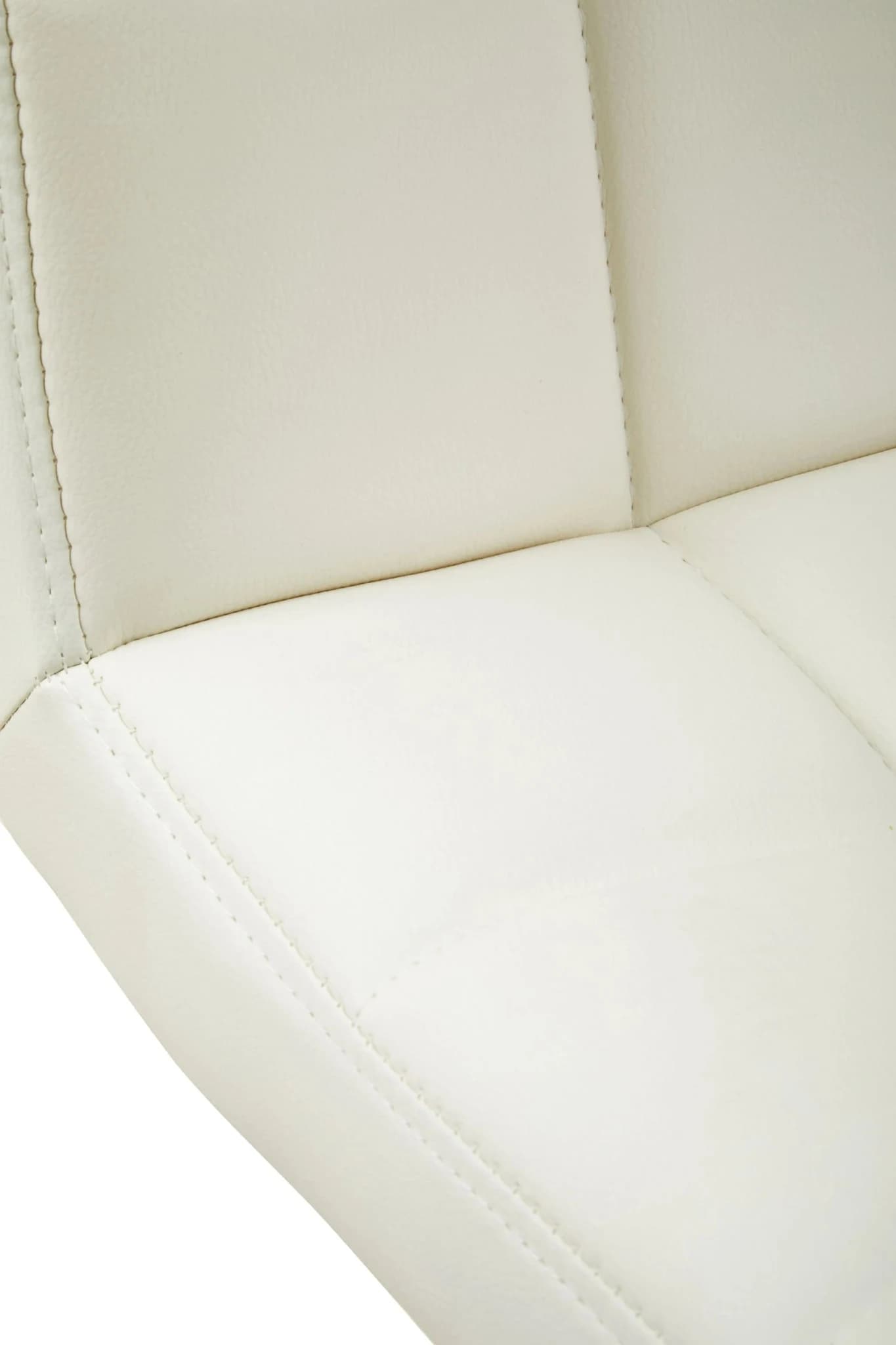 Baina White Faux Leather Bar Chair - Seating, photo 5 of 8