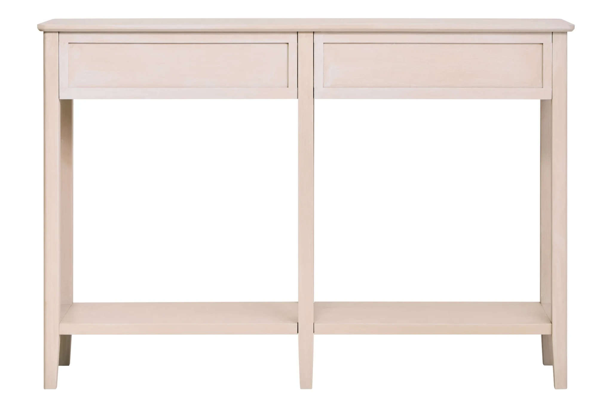 Heritage Two Drawer Taupe Wooden Console Table - Tables, photo 2 of 8