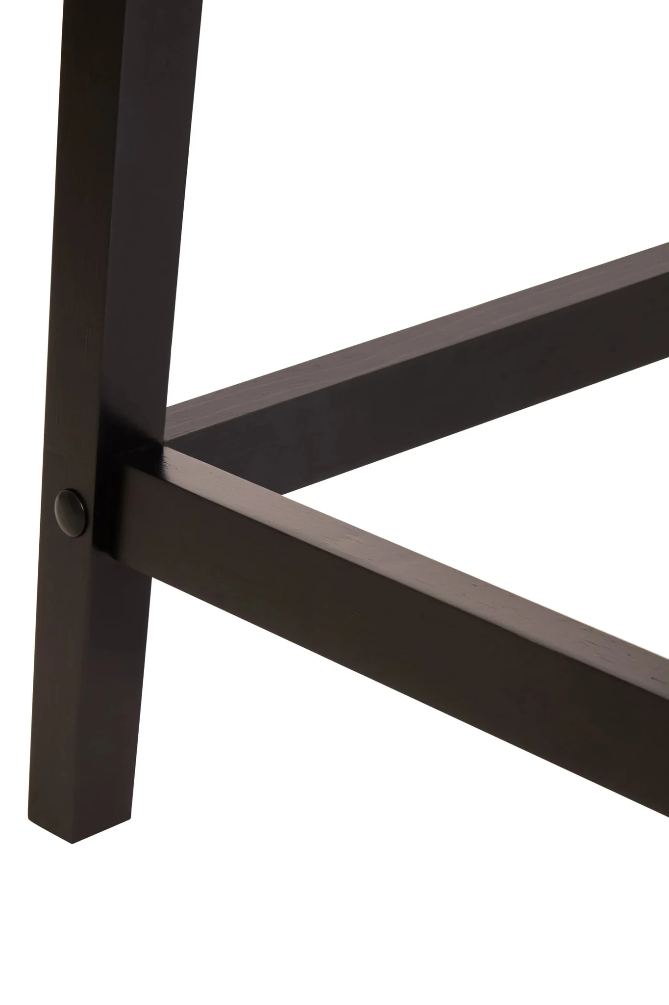 Heritage One Drawer Black Finish Wooden Side Table - Tables, photo 6 of 8