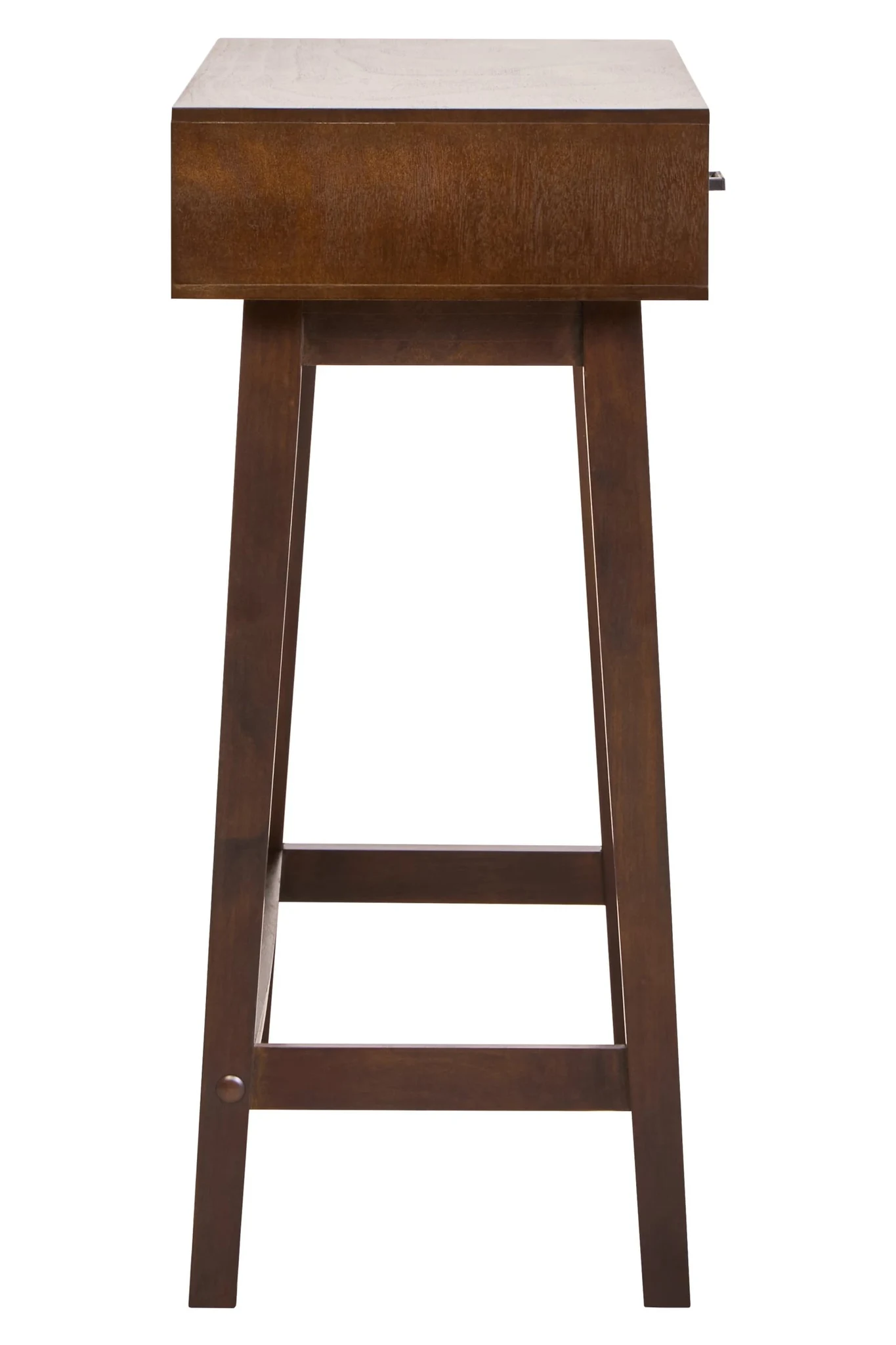 Heritage Two Drawer Walnut Finish Wood Console Table - Tables, photo 3 of 8