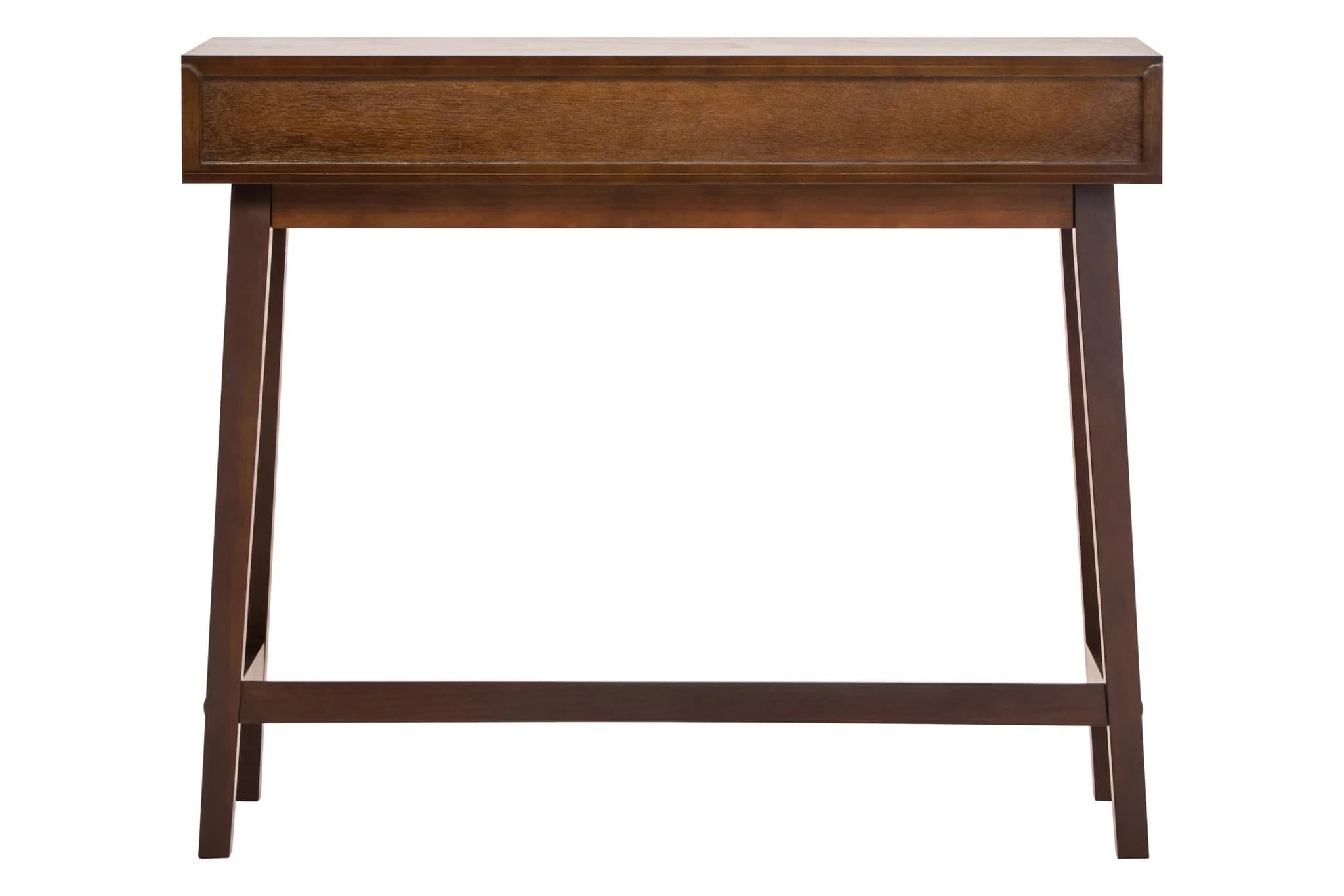 Heritage Two Drawer Walnut Finish Wood Console Table - Tables, photo 2 of 8