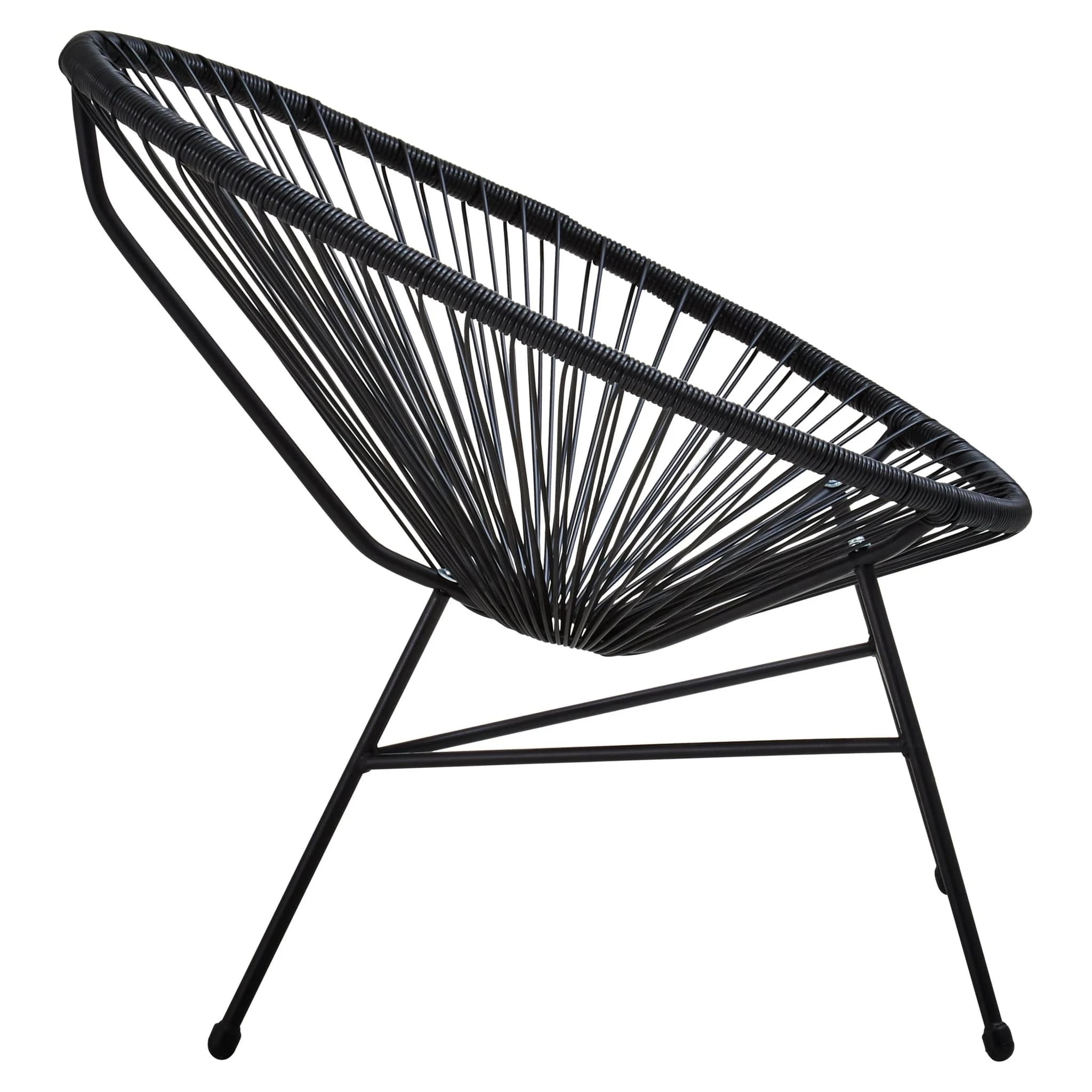Miami Black Rattan 3 Piece Patio Set (Seat) - Furniture, photo 8 of 8