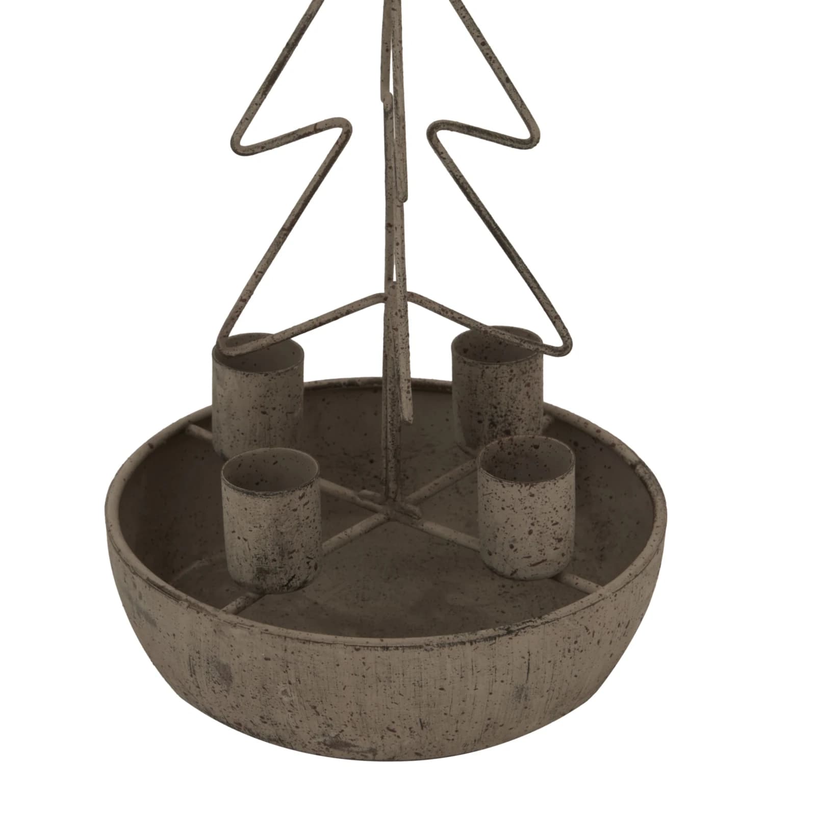 Rustic Outline Tree And Star Candle Holders - Sculptures & ornaments, photo 2 of 3