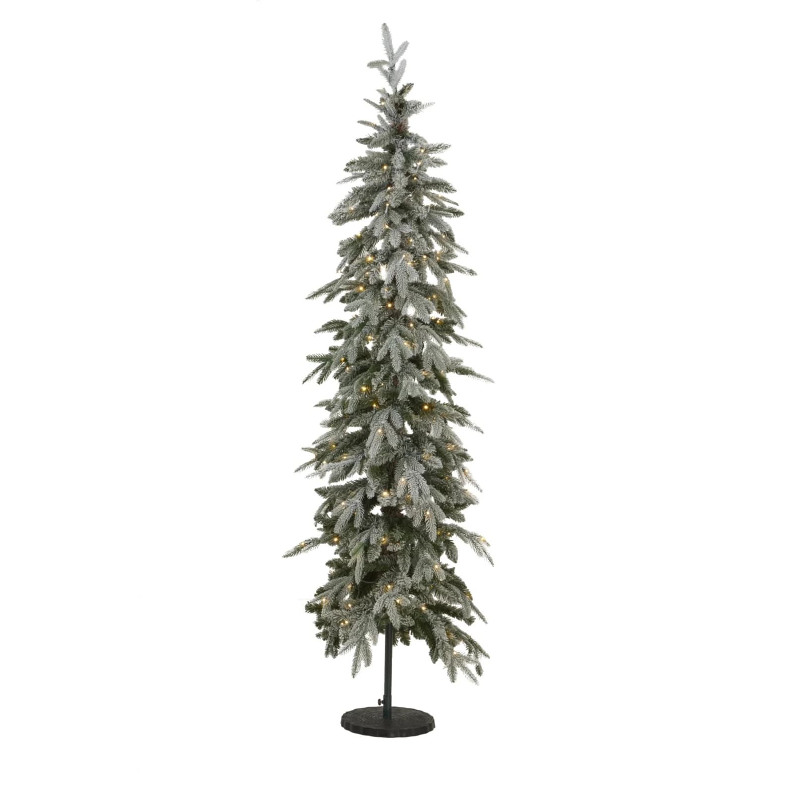 Slim Snowy Woodland Pre-Lit 200 Led Christmas Tree - Sculptures & ornaments, photo 2 of 3