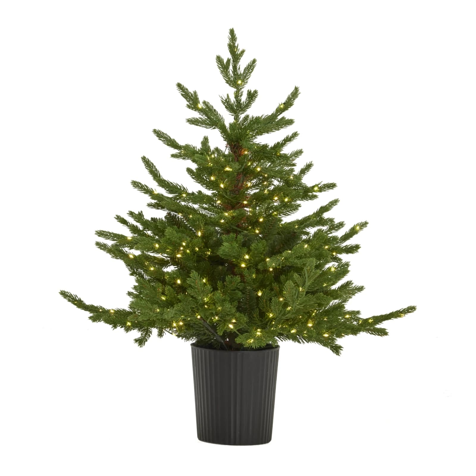 Green Forest Fir Pre-Lit Led 300L Christmas Tree In Pot - Artificial plants & flowers, photo 2 of 3