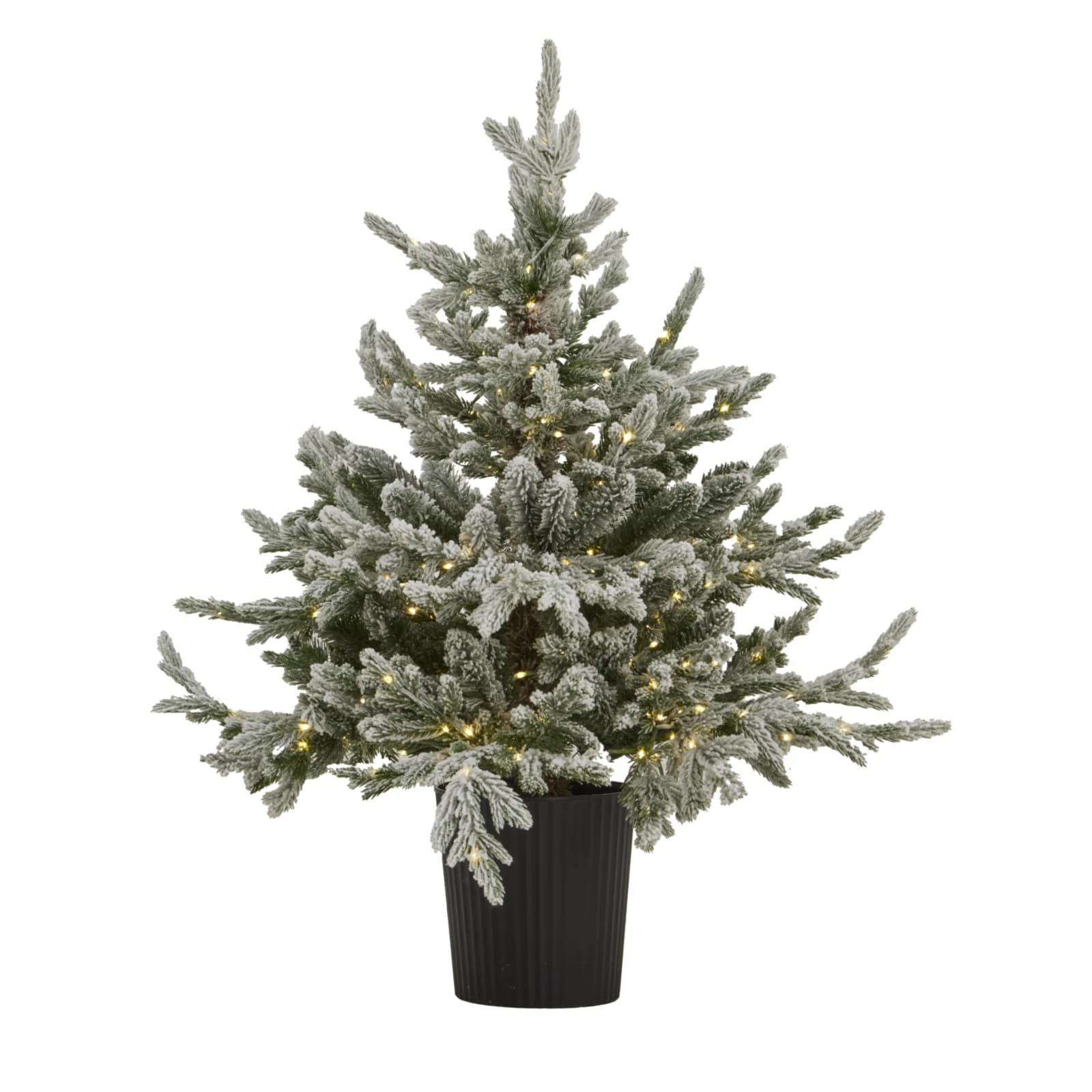 Snowy Forest Fir Pre-Lit Led 300L Christmas Tree In Pot - Artificial plants & flowers, photo 2 of 3