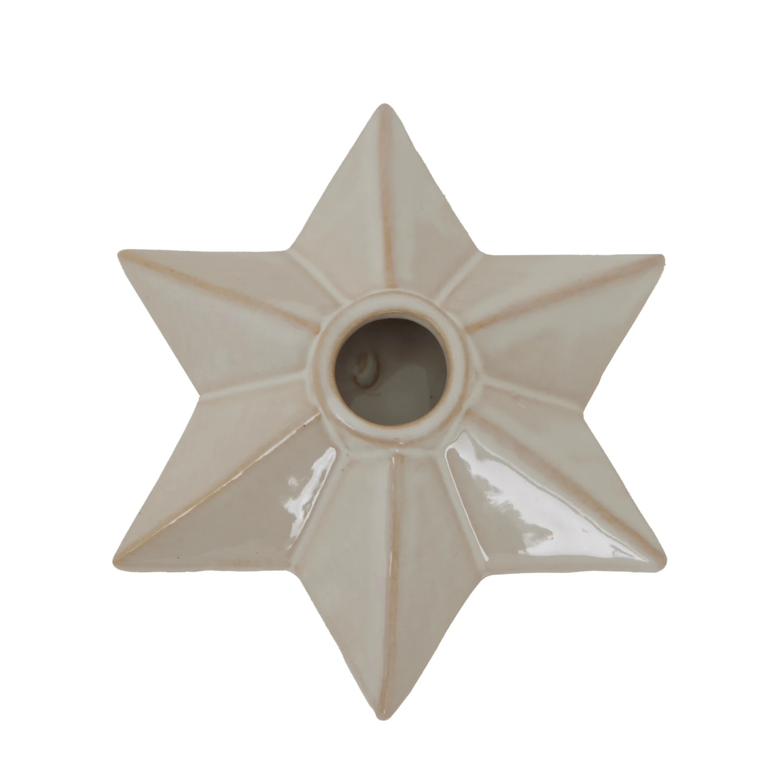 Alora Ceramic Angled Star Candle Holder - Candles, photo 2 of 5