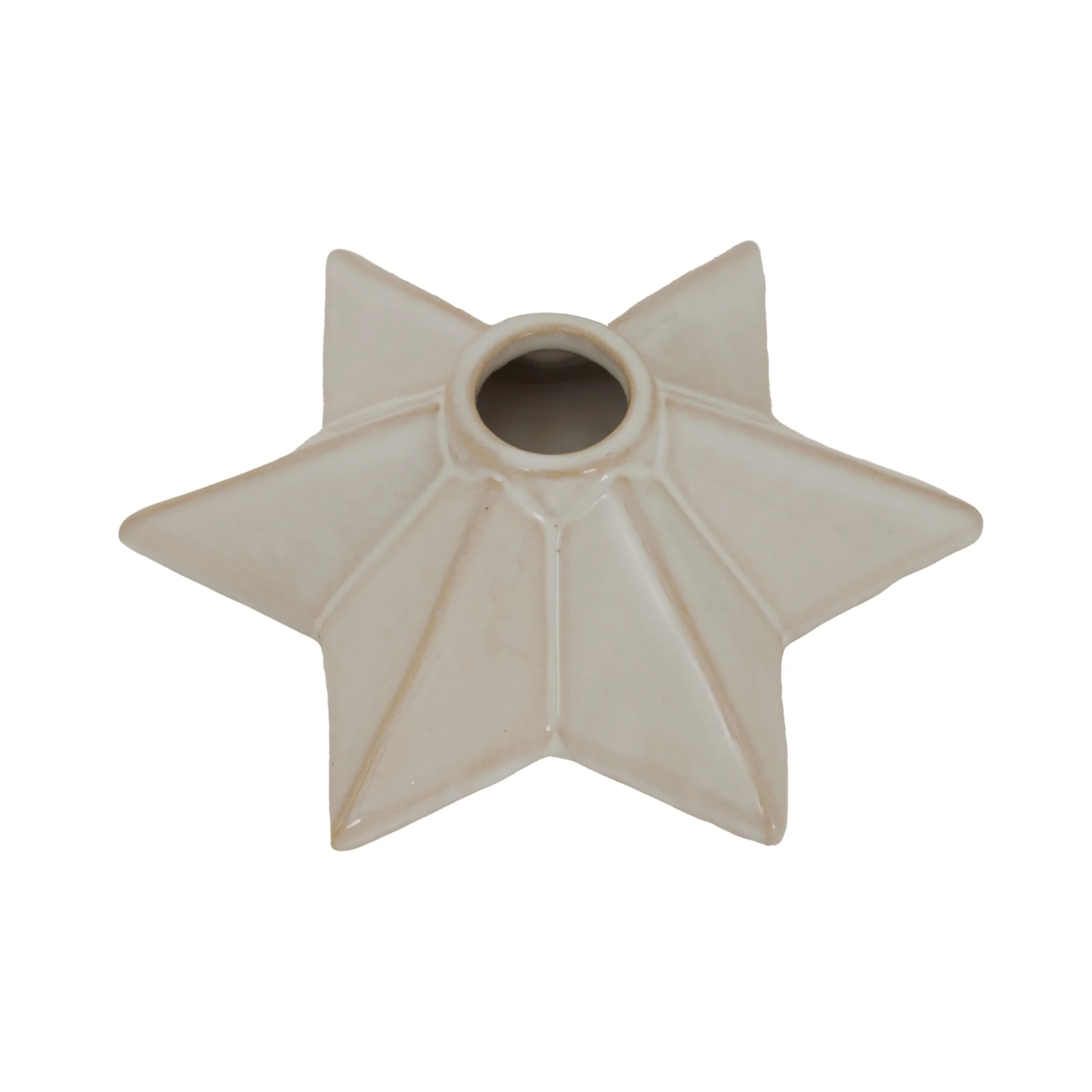 Alora Ceramic Angled Star Candle Holder - Candles, photo 3 of 5