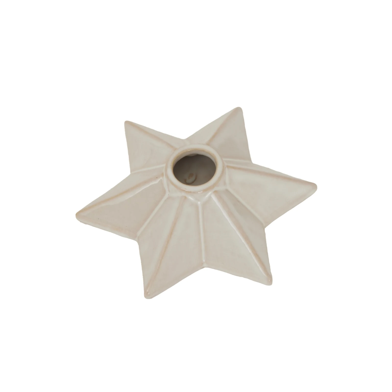 Alora Ceramic Angled Star Candle Holder - Candles, photo 4 of 5
