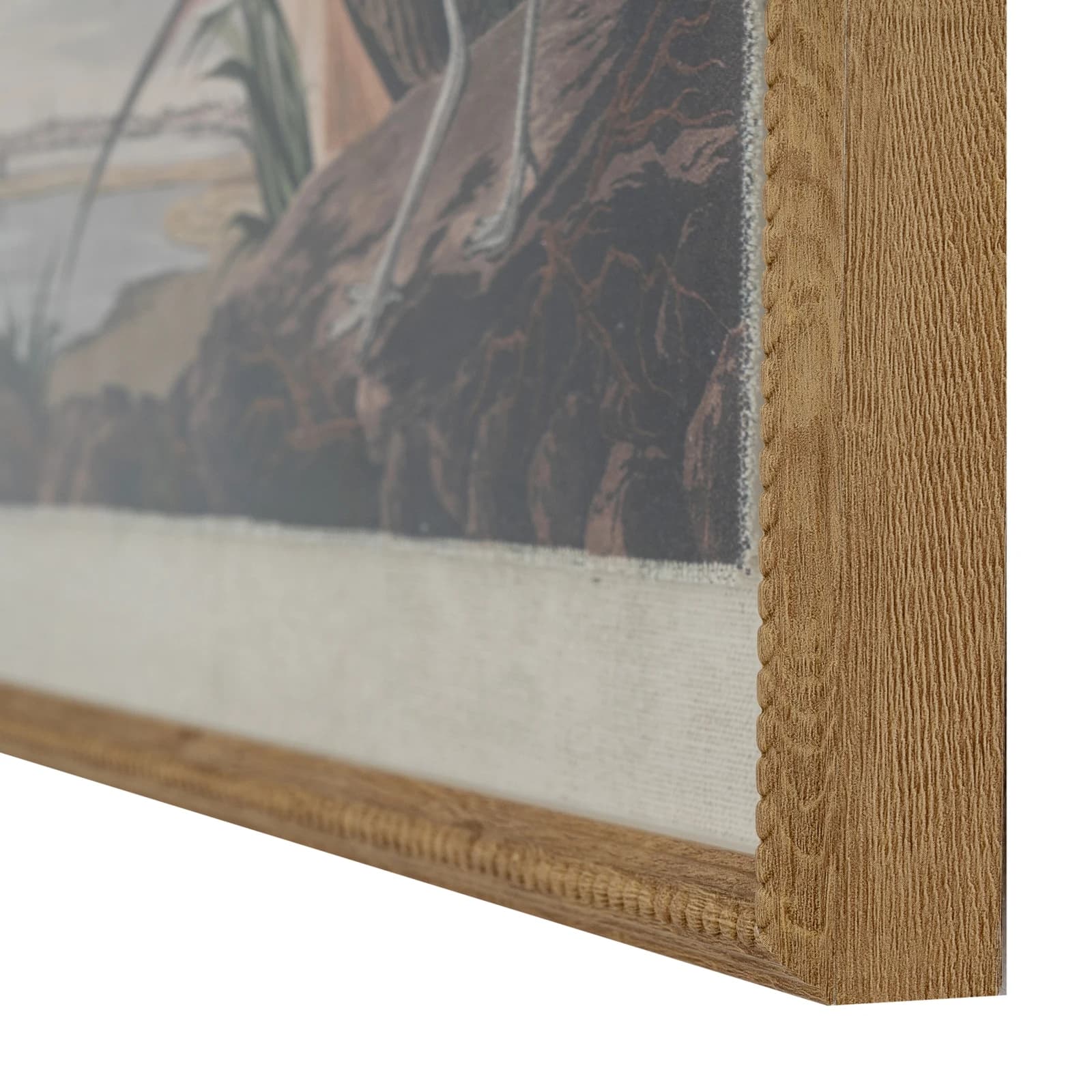 Flora & Fauna Collection Curlews On Linen In Beaded Frame - Wall art & frames, photo 3 of 4