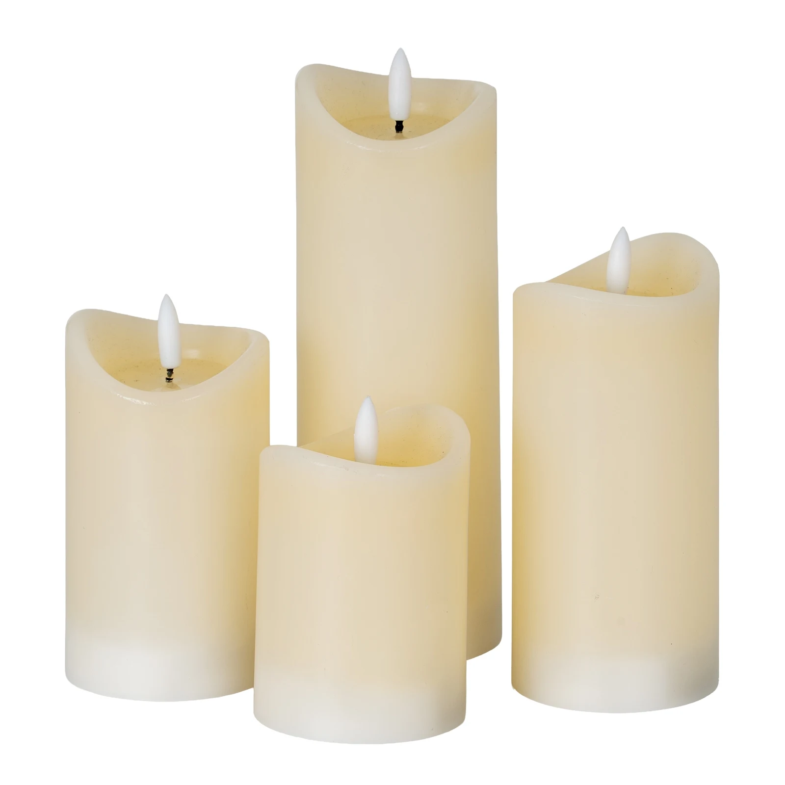 Luxe Collection Natural Glow 2.75x5 Cream Melted LED Candle - Candles, photo 3 of 4