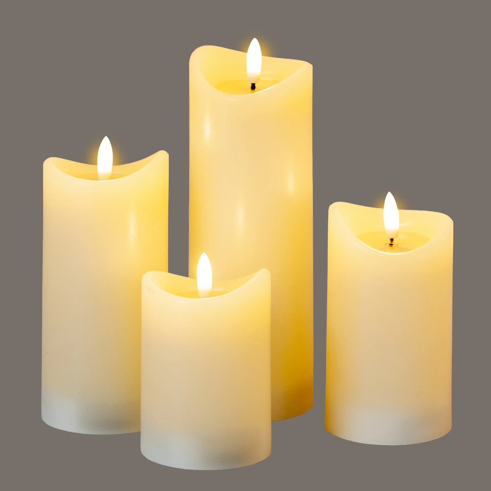 Luxe Collection Natural Glow 2.75x5 Cream Melted LED Candle - Candles, photo 4 of 4