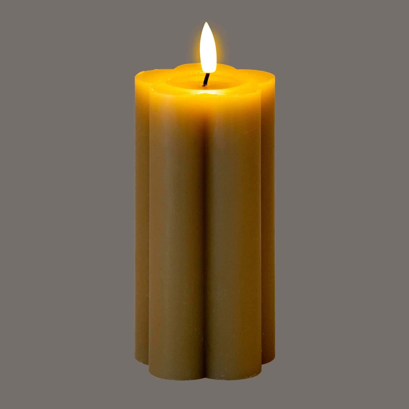 Luxe Collection Natural Glow 2.75x6 Stone LED Candle - Candles, photo 3 of 5