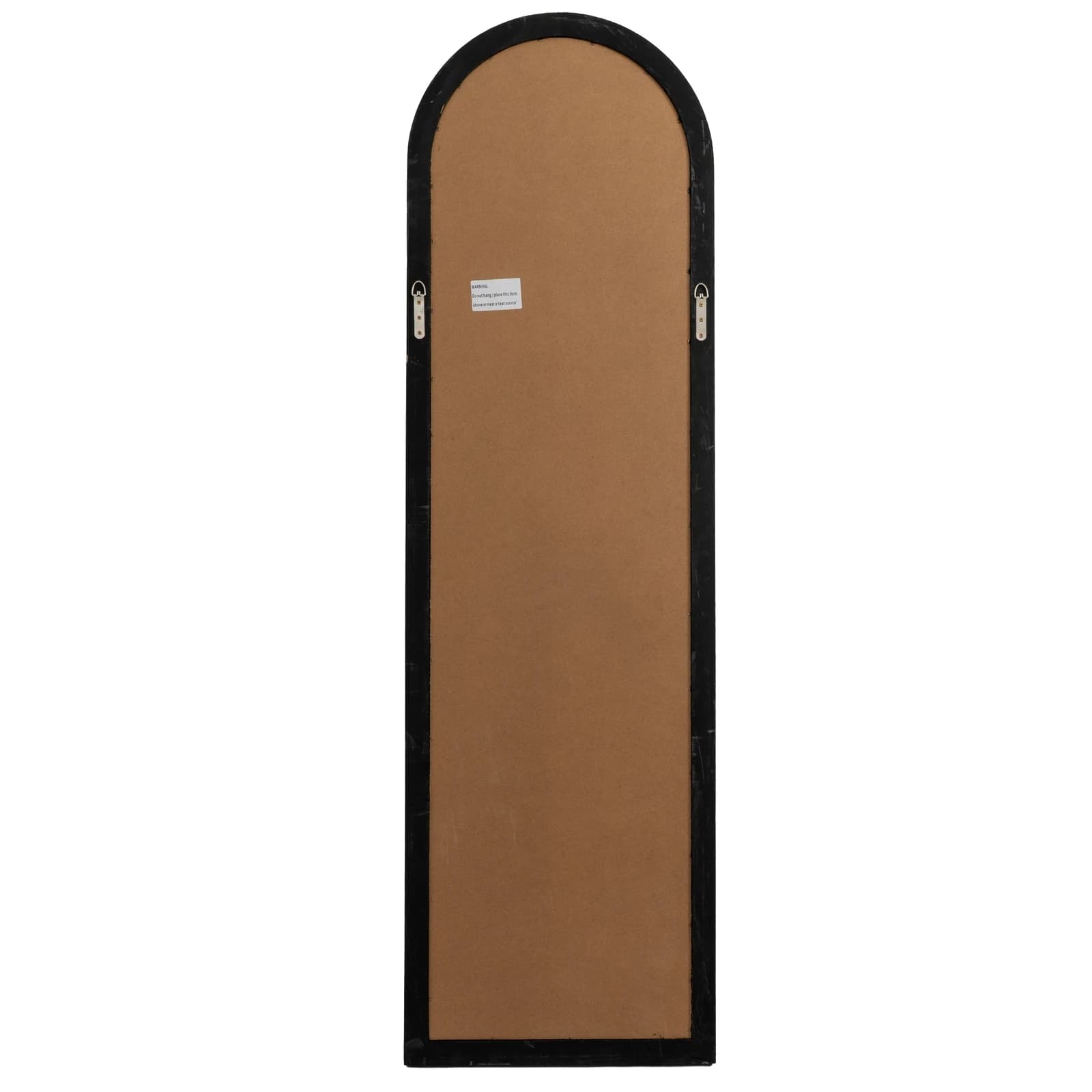 Black Wood Tall Arched Window Mirror - Mirrors, photo 4 of 4